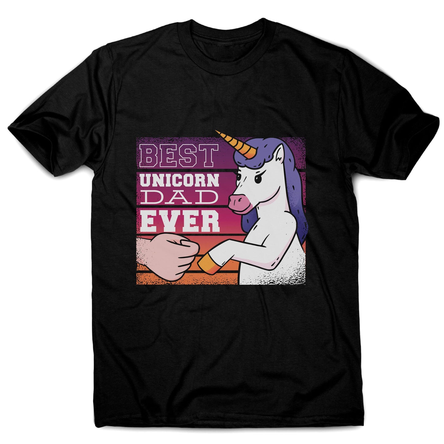 Best unicorn dad funny fathers day men's t-shirt