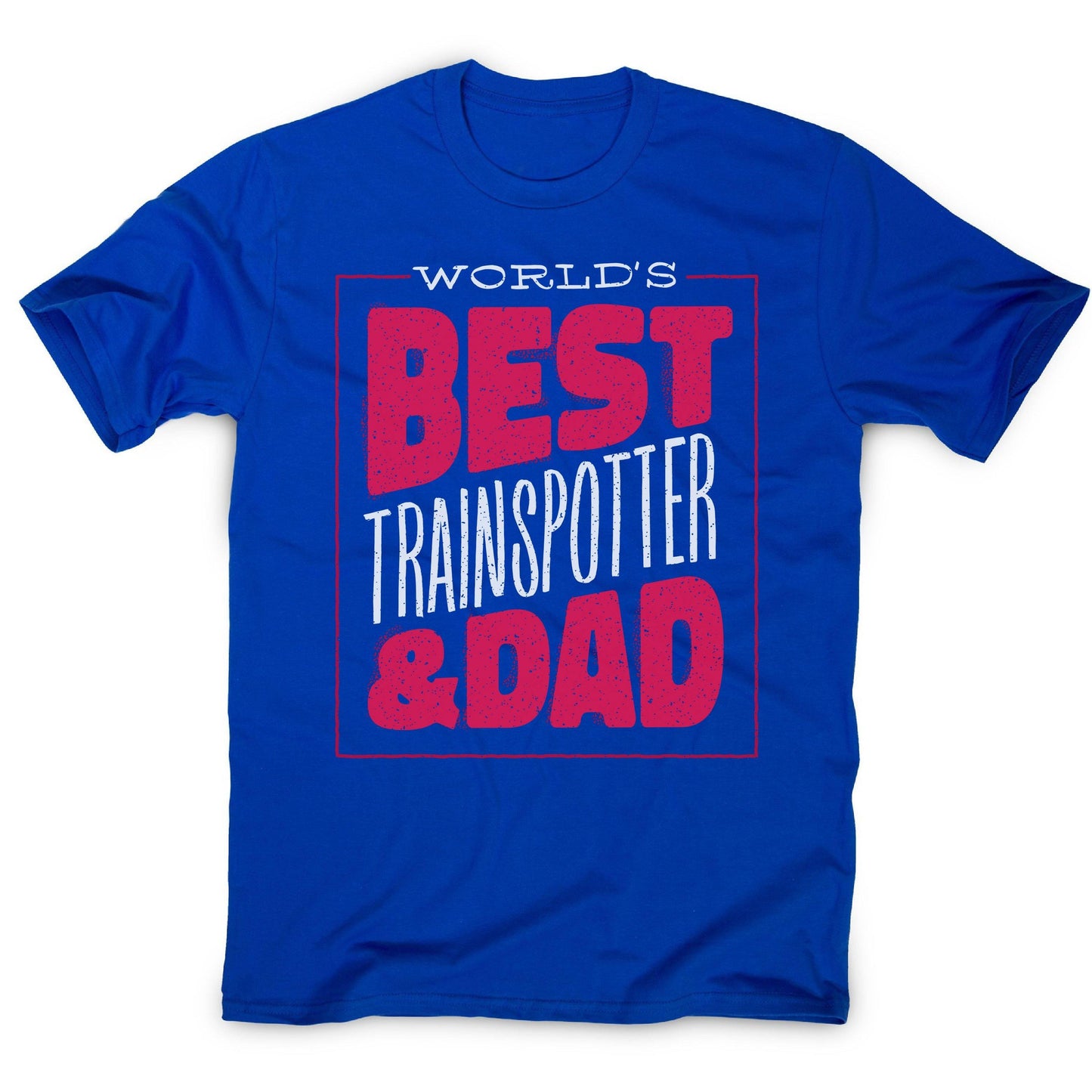 Best trainspotter dad funny fathers day men's t-shirt