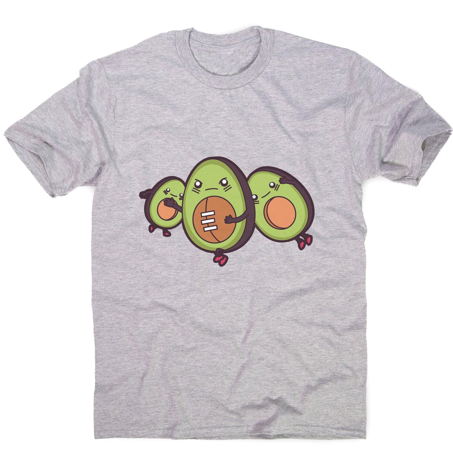 Funny avocado football men's t-shirt