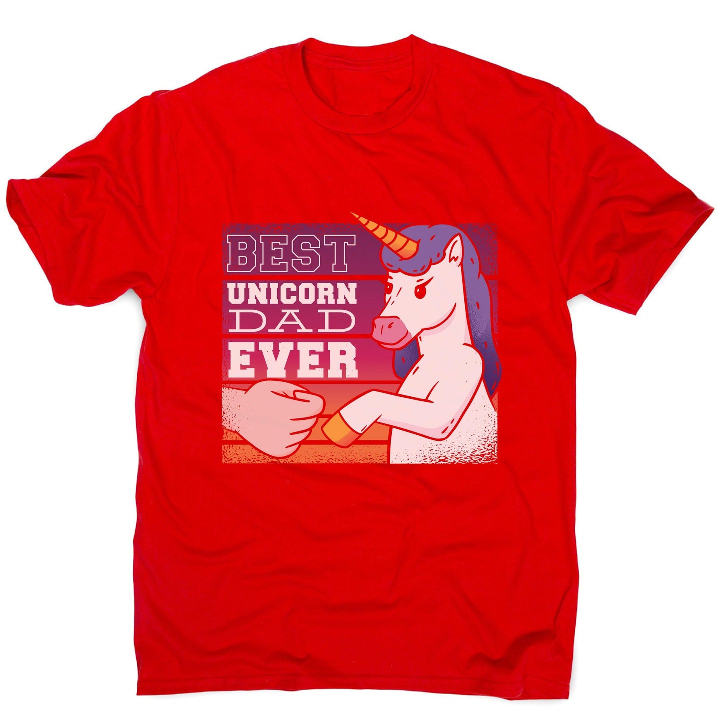 Best unicorn dad funny fathers day men's t-shirt