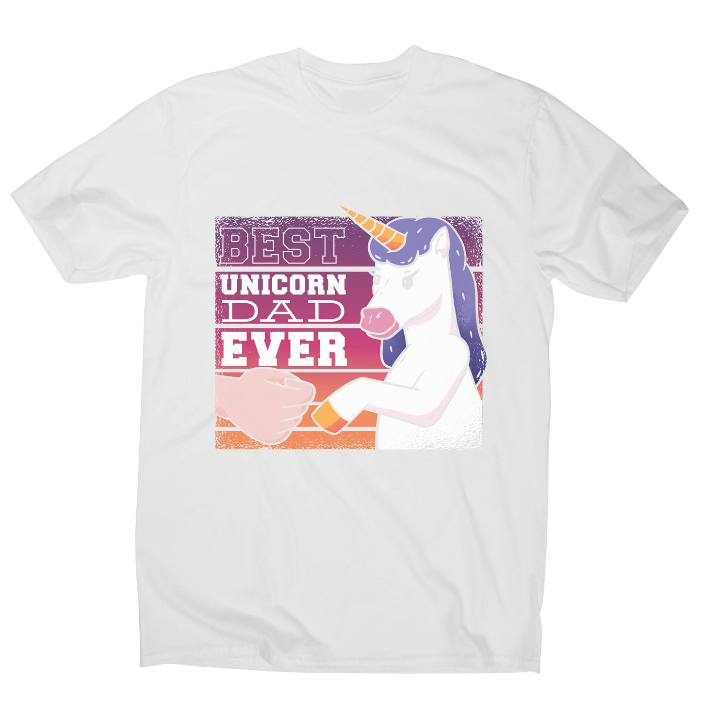 Best unicorn dad funny fathers day men's t-shirt