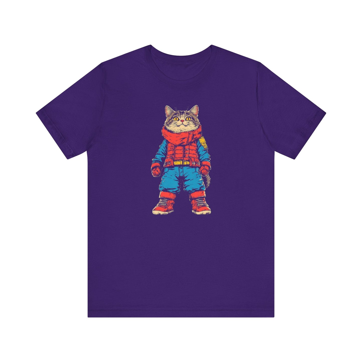 Adventurous Cat Explorer Graphic Tee