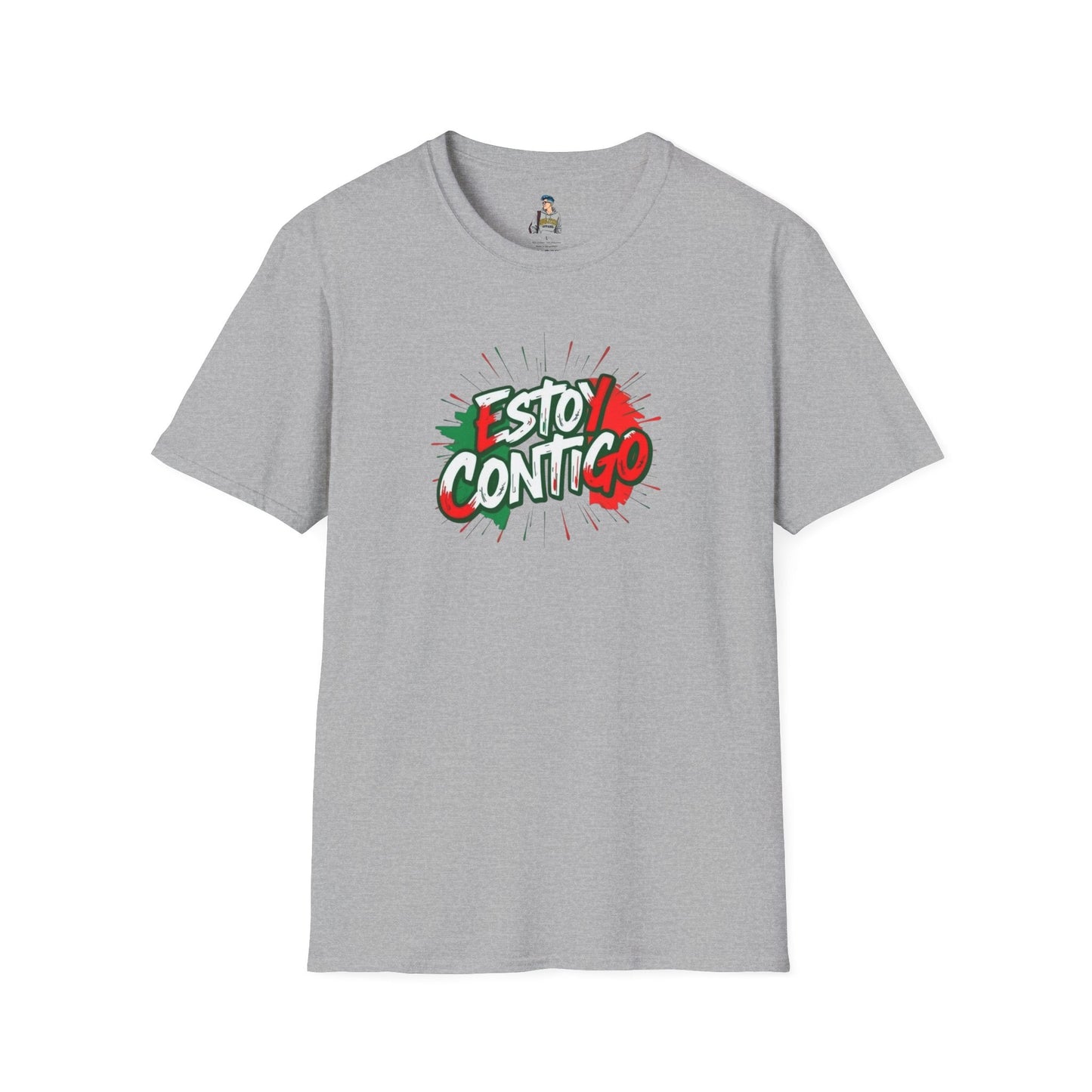 Estoy Contigo (I Am With You) Immigrants Make America Great Unisex Softstyle T-Shirt Classic Protest Tee