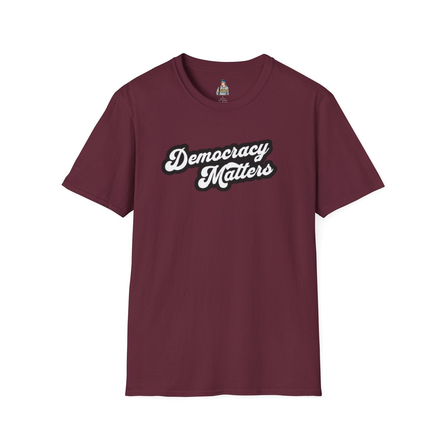 Unisex Softstyle T-Shirt - "Democracy Matters" & " We The People Are Pissed Off" Graphic Tee