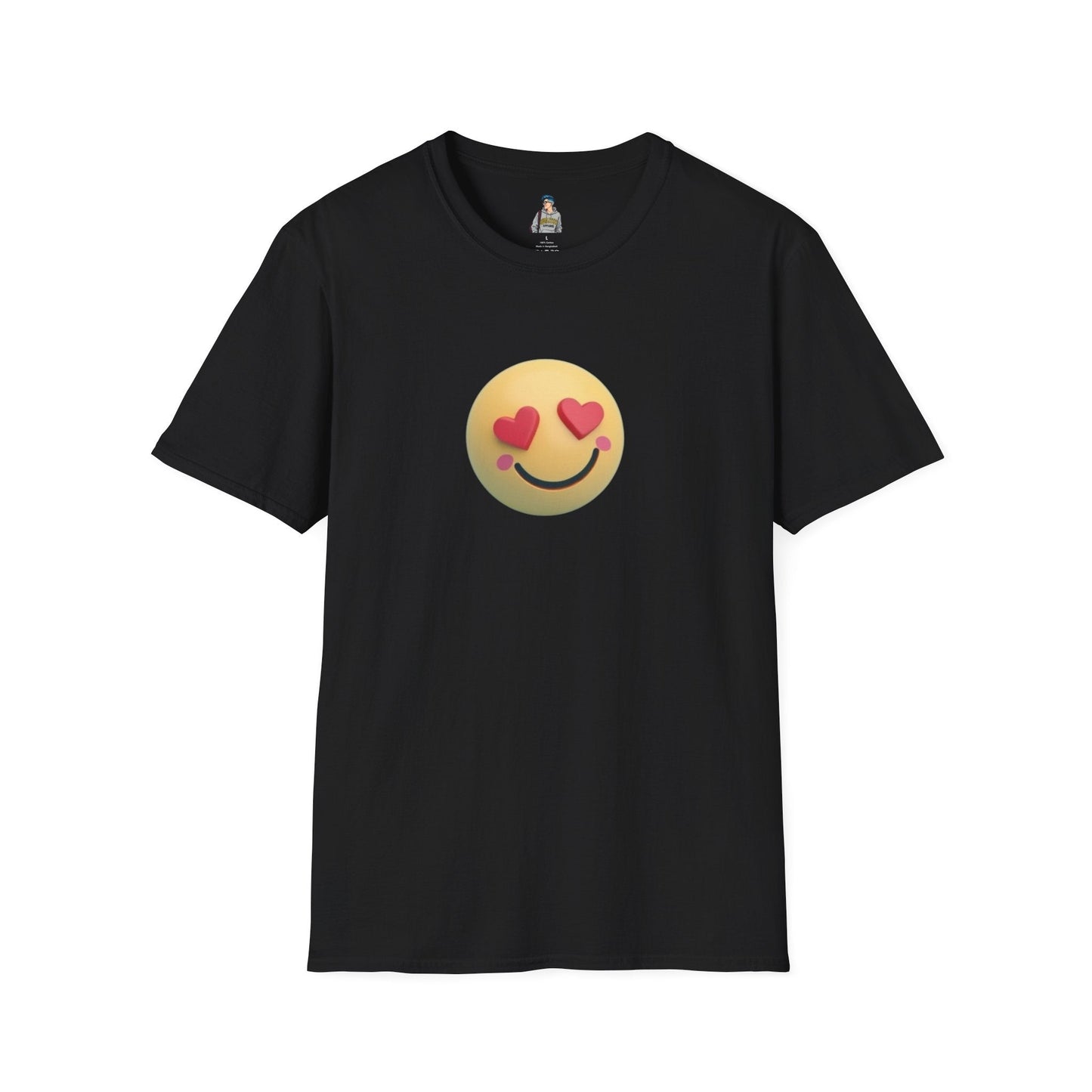 Heart Eyes Emoji - Unisex Softstyle T-Shirt