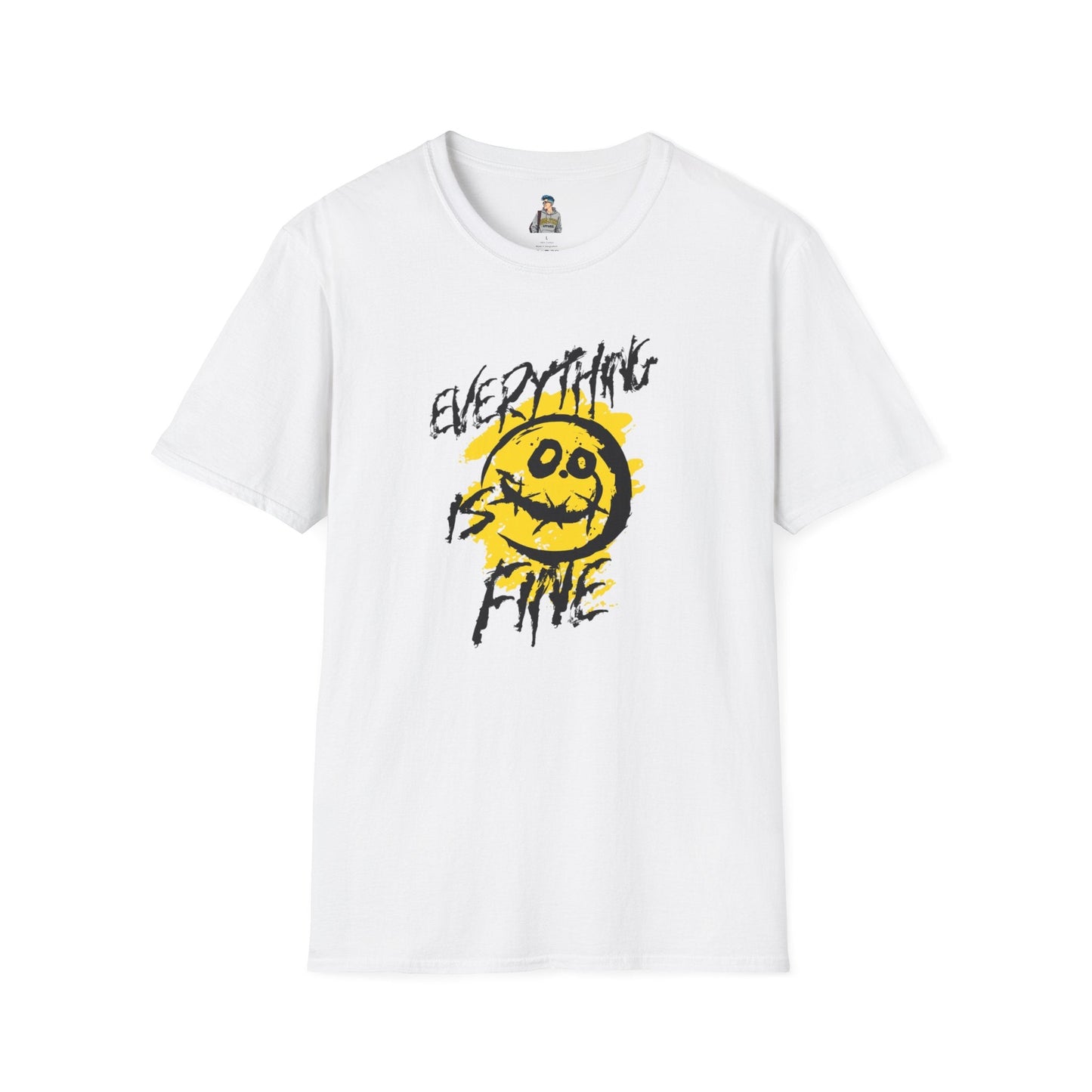 Everything is Fine Unisex Softstyle T-Shirt