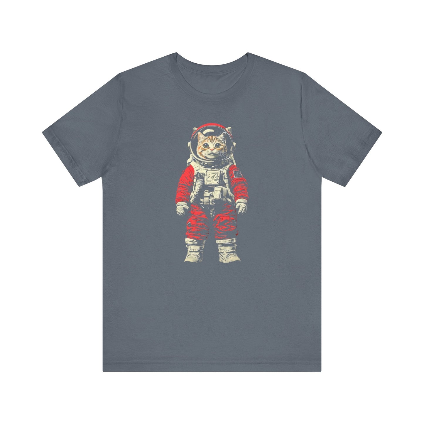Adventurous Cat Astronaut Graphic Tee