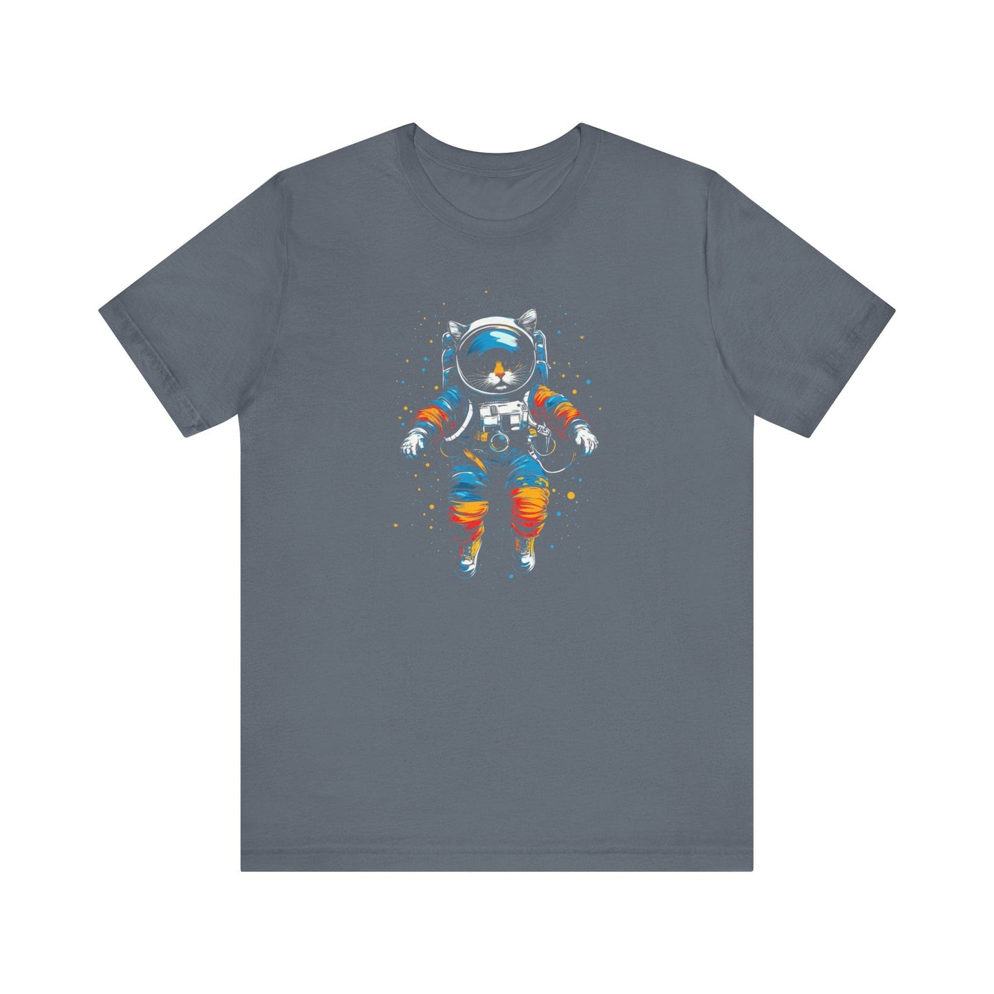 Cosmic Cat Astronaut Graphic Tee Style002