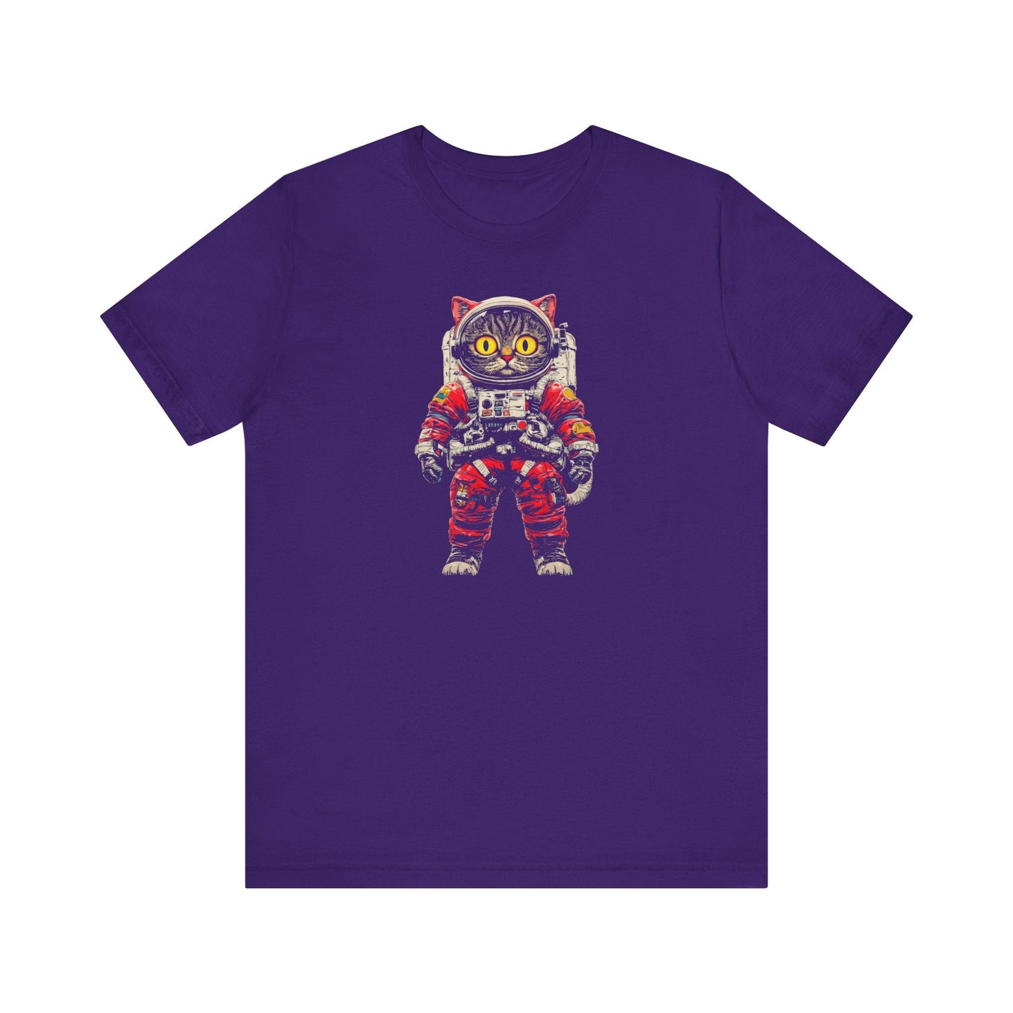 Cosmic Cat Astronaut Graphic Tee Style001