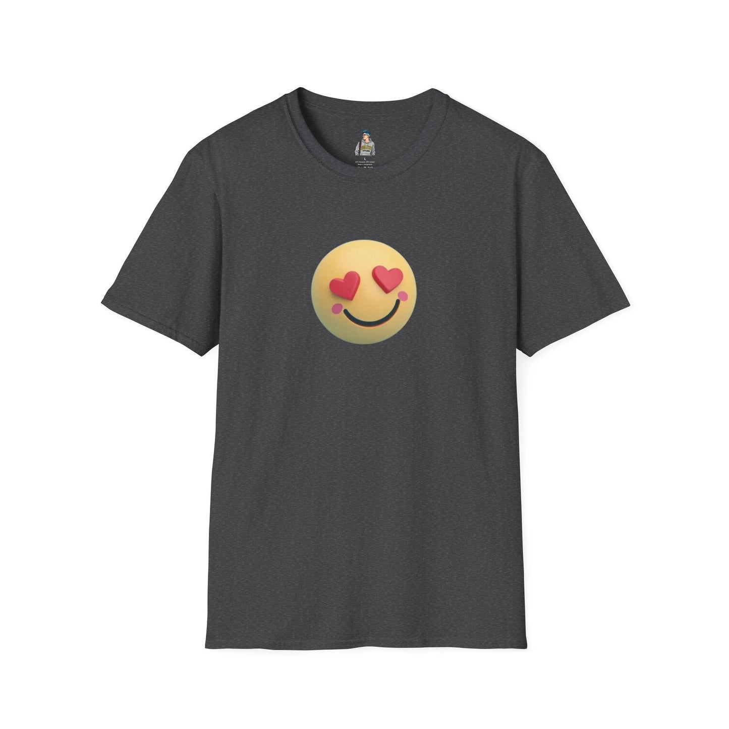 Heart Eyes Emoji - Unisex Softstyle T-Shirt