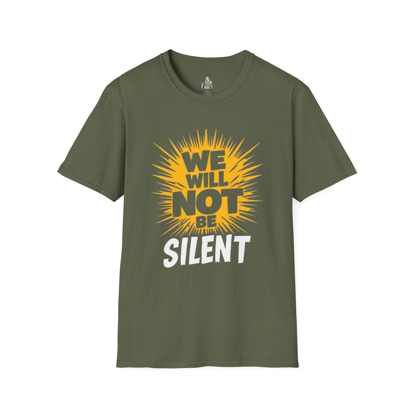 Empowerment Graphic Tee - We Will Not Be Silent | Unisex Softstyle T-Shirt