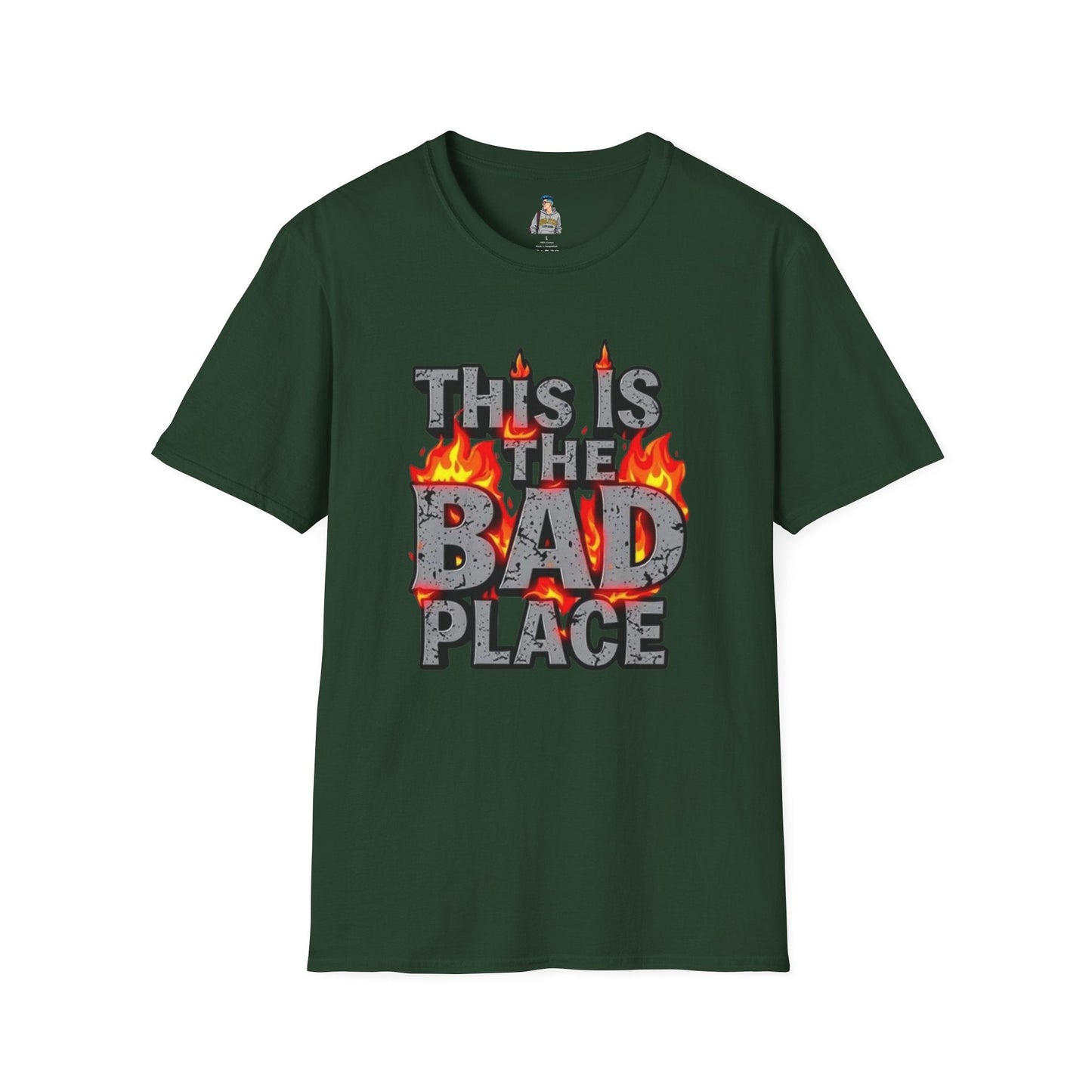 Funny Graphic T-Shirt: 'This is the Bad Place