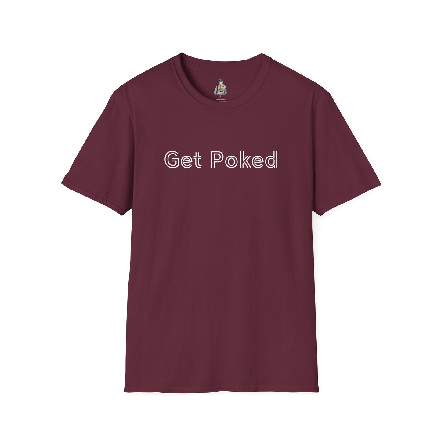 Unisex Softstyle T-Shirt - "Get Poked - Vaccines Save Lives" Statement Tee
