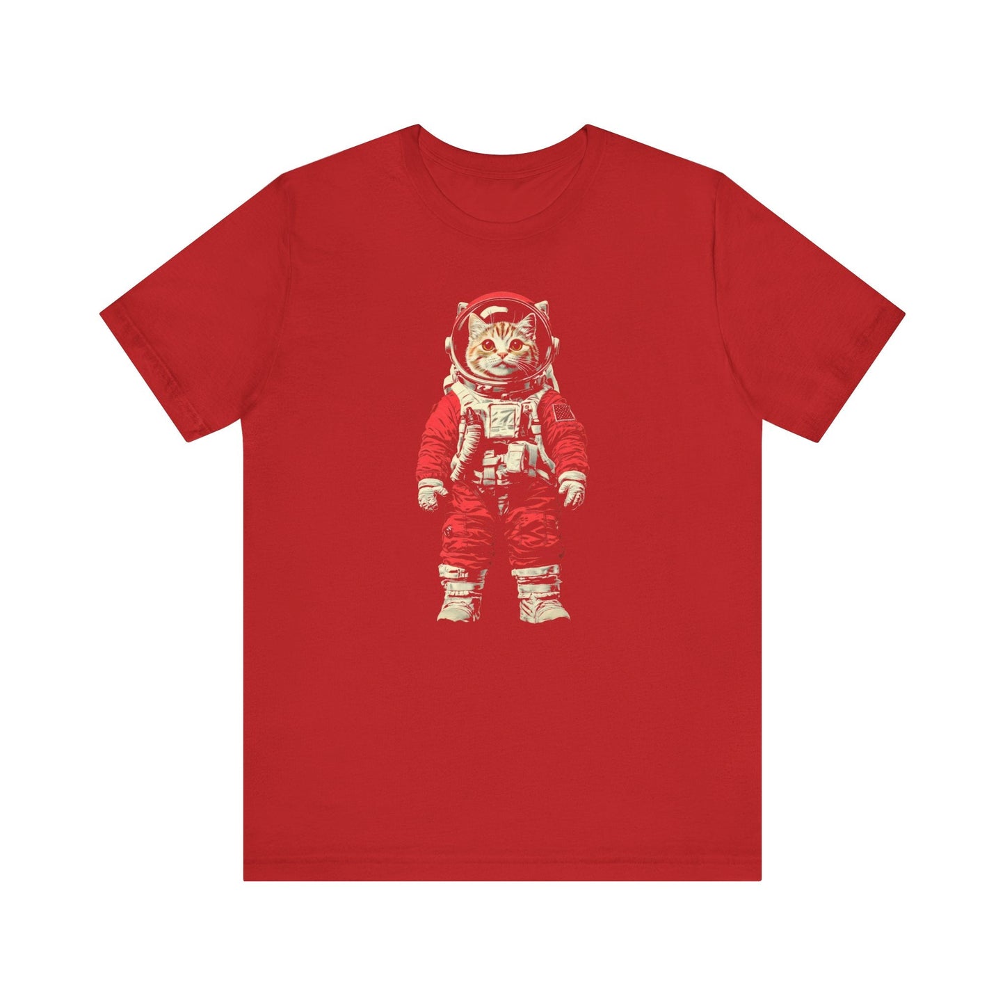 Adventurous Cat Astronaut Graphic Tee