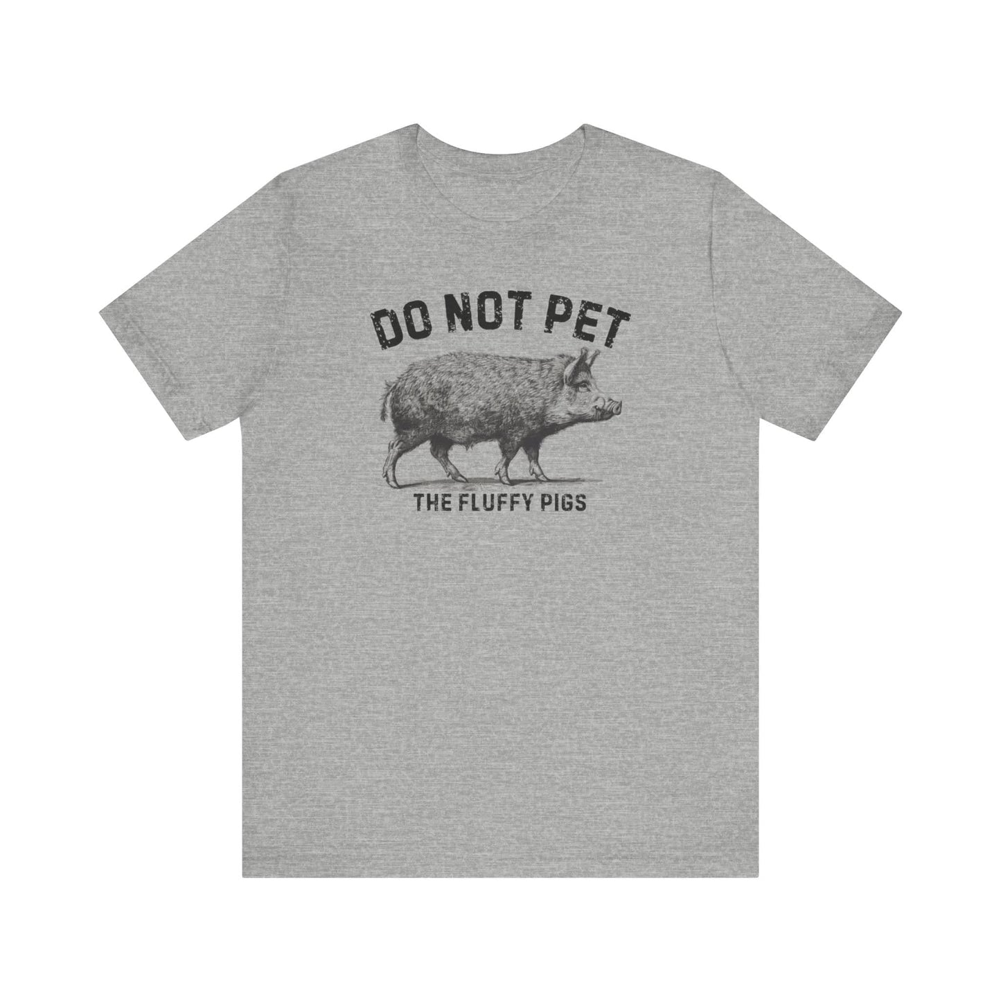 Do Not Pet The Fluffy Pigs Shirt Funny Animal Lover Tee