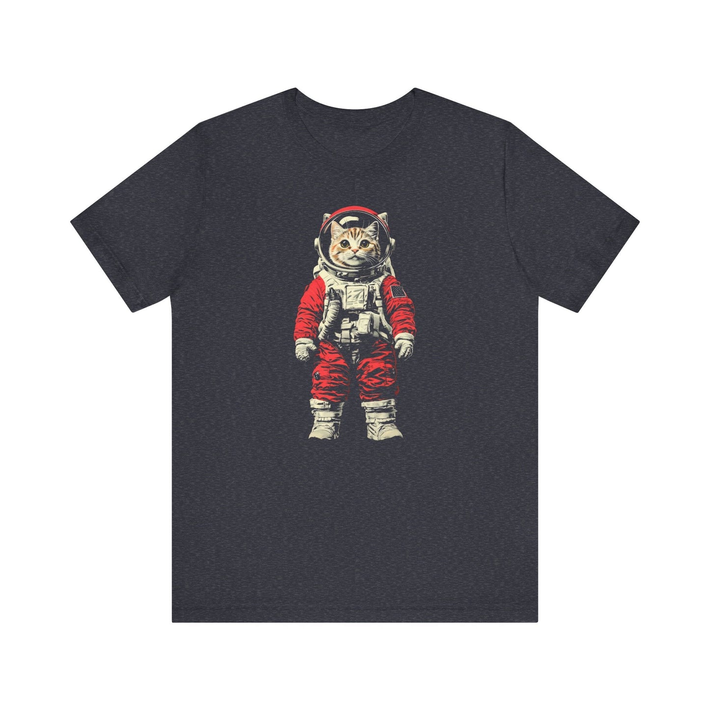 Adventurous Cat Astronaut Graphic Tee