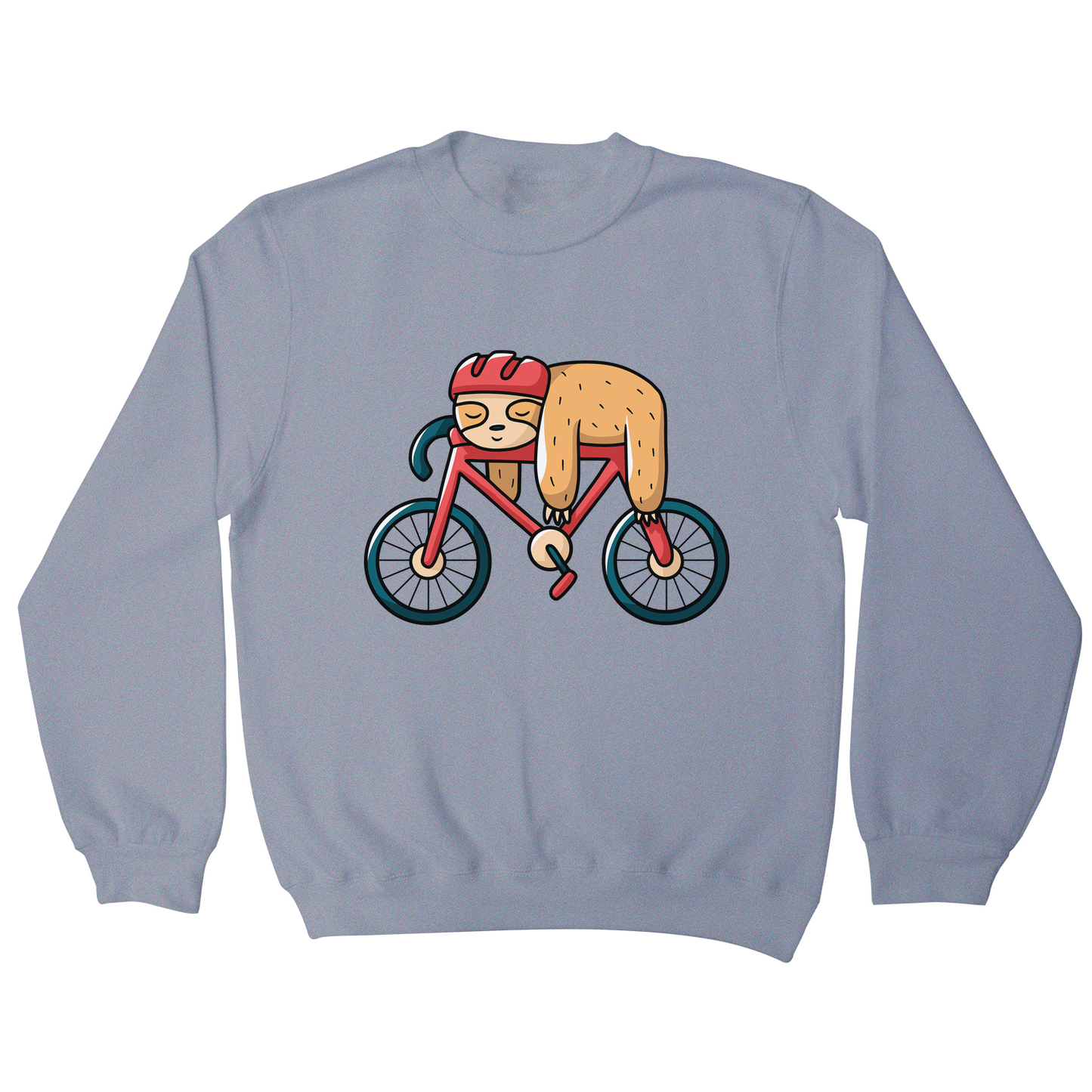 Bike sloth funny sweatshirt