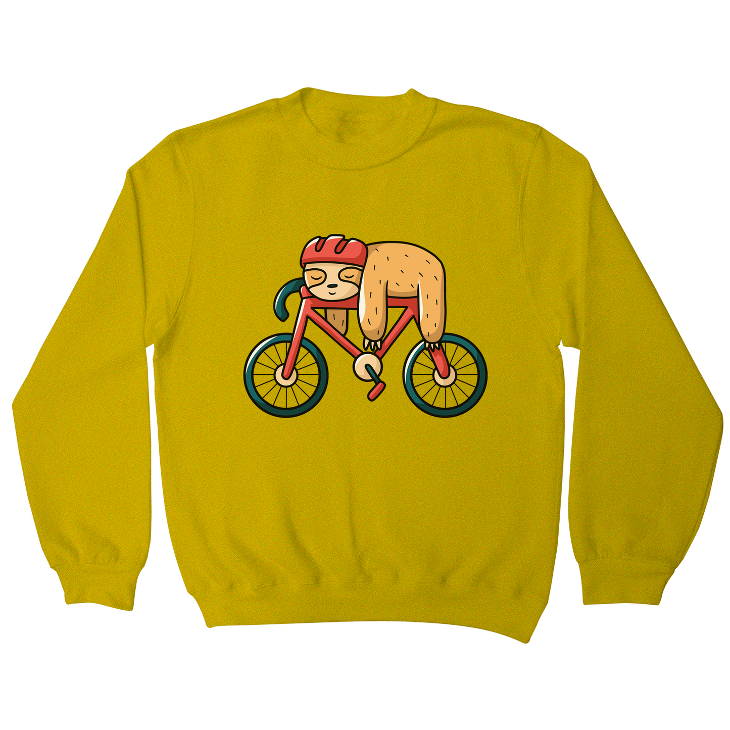 Bike sloth funny sweatshirt