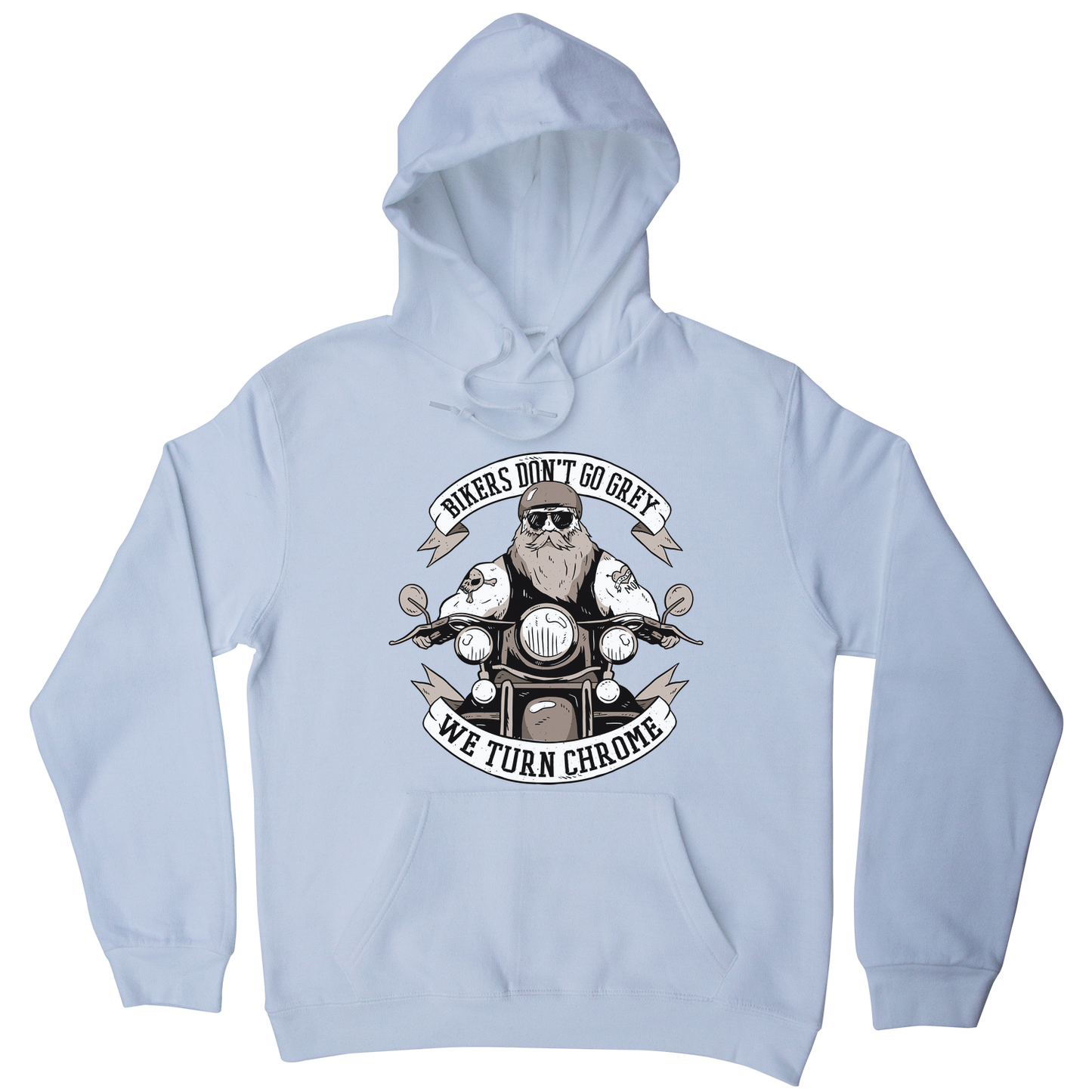 Funny biker text hoodie