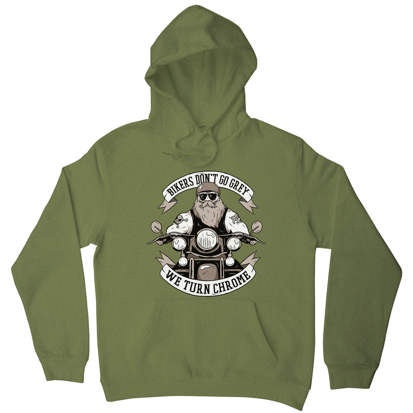 Funny biker text hoodie