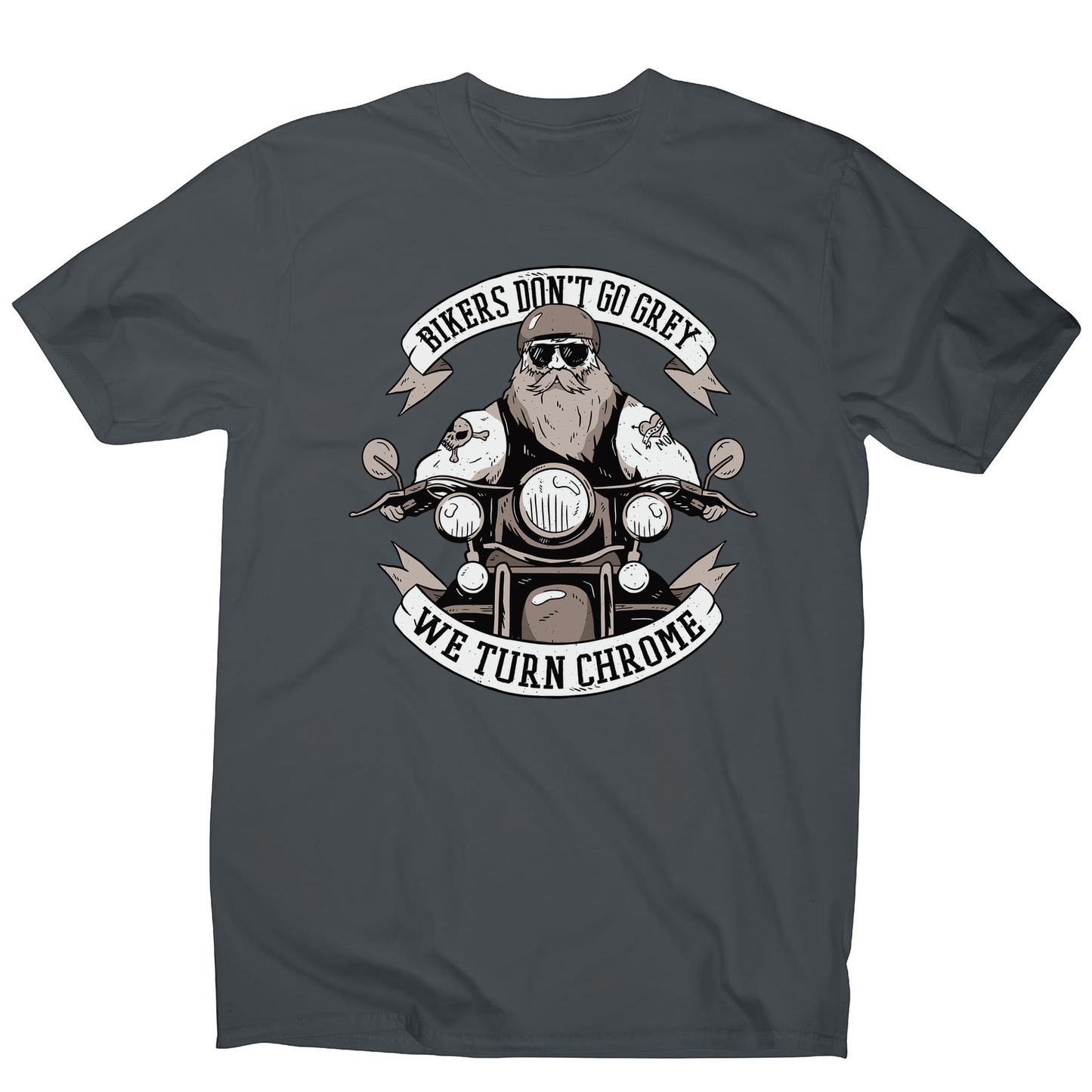 Funny biker text men's t-shirt