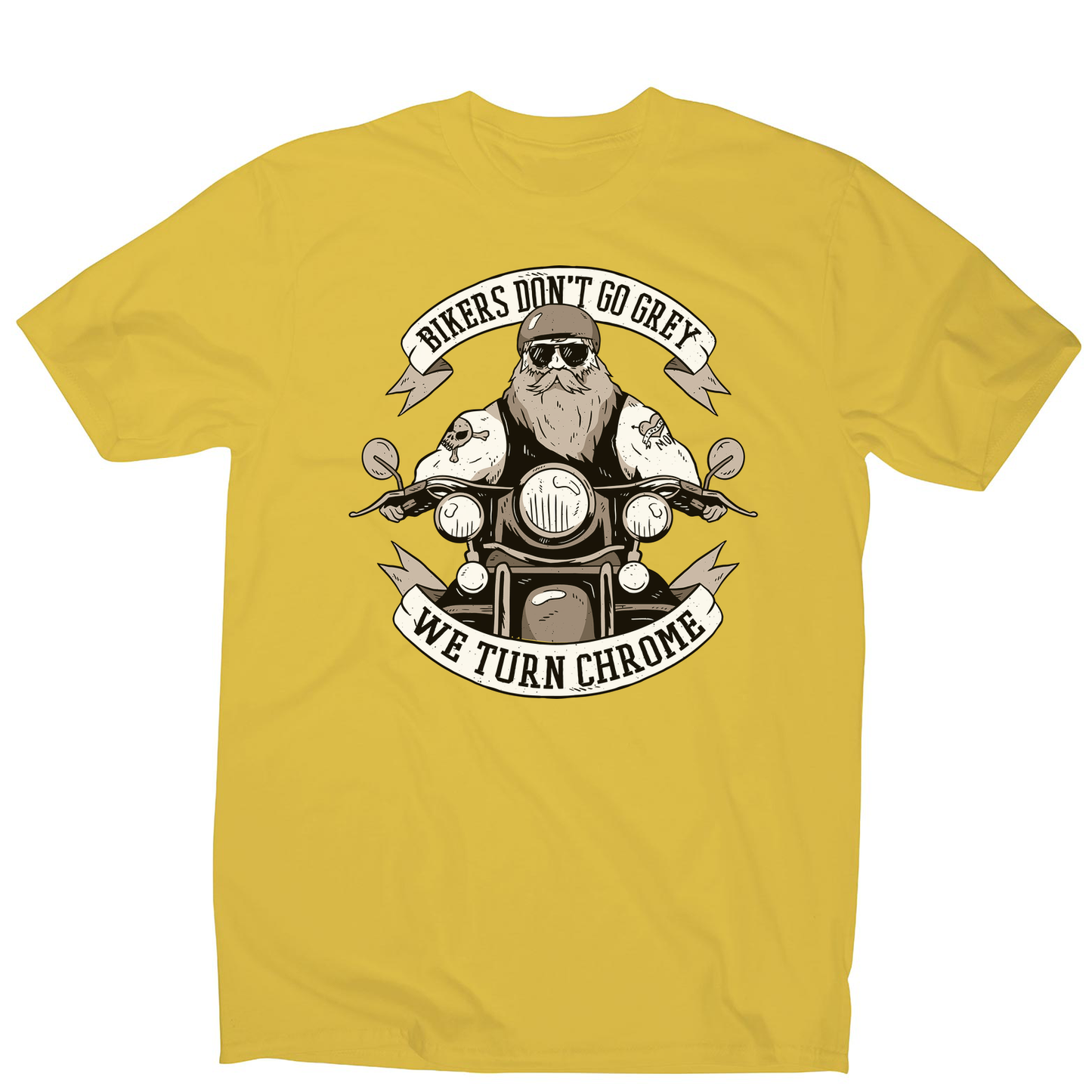 Funny biker text men's t-shirt