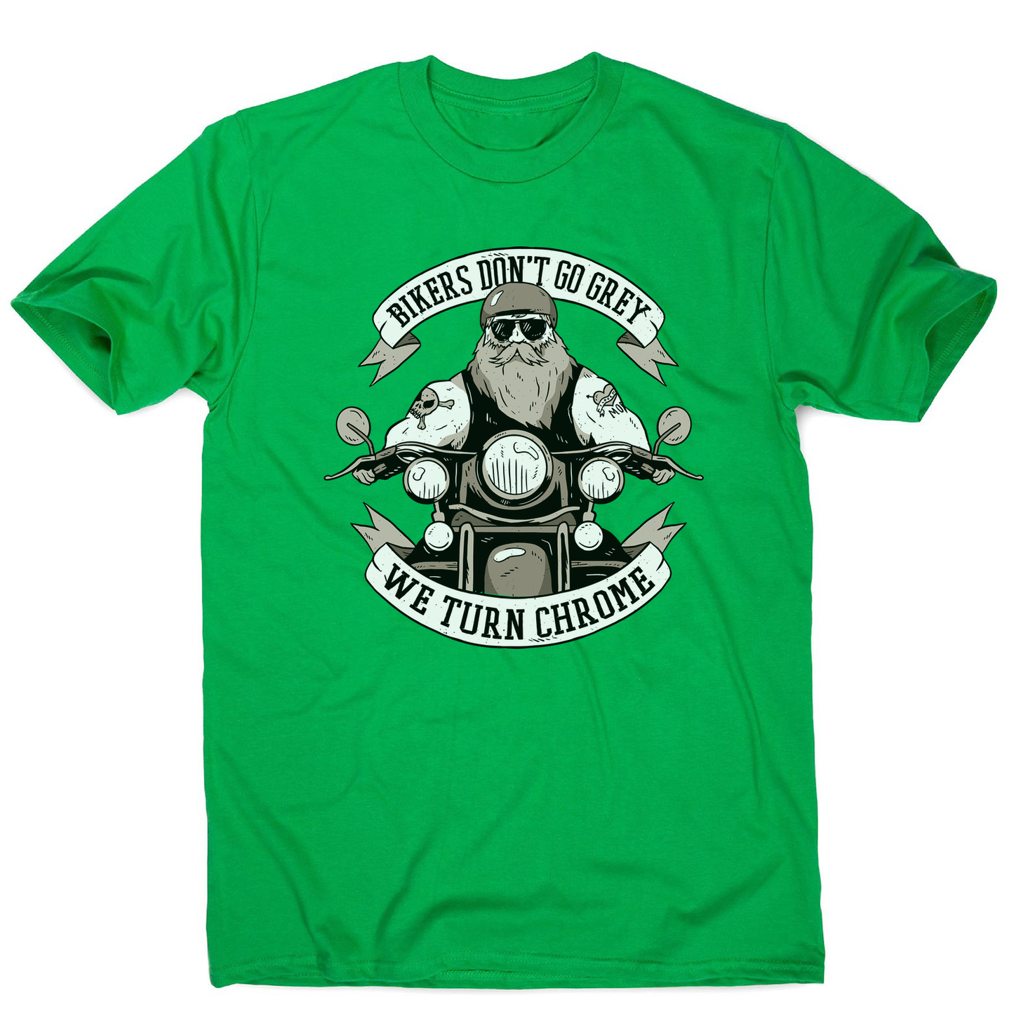 Funny biker text men's t-shirt