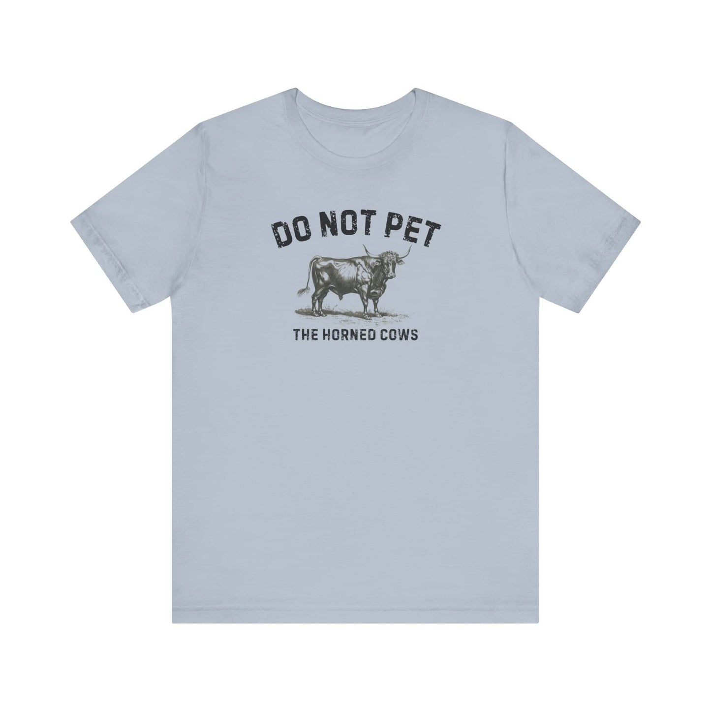 Do Not Pet The Horned Cows Shirt Funny Bull Lover Tee