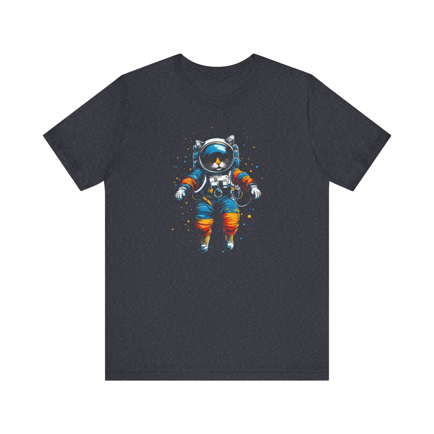 Cosmic Cat Astronaut Graphic Tee Style002