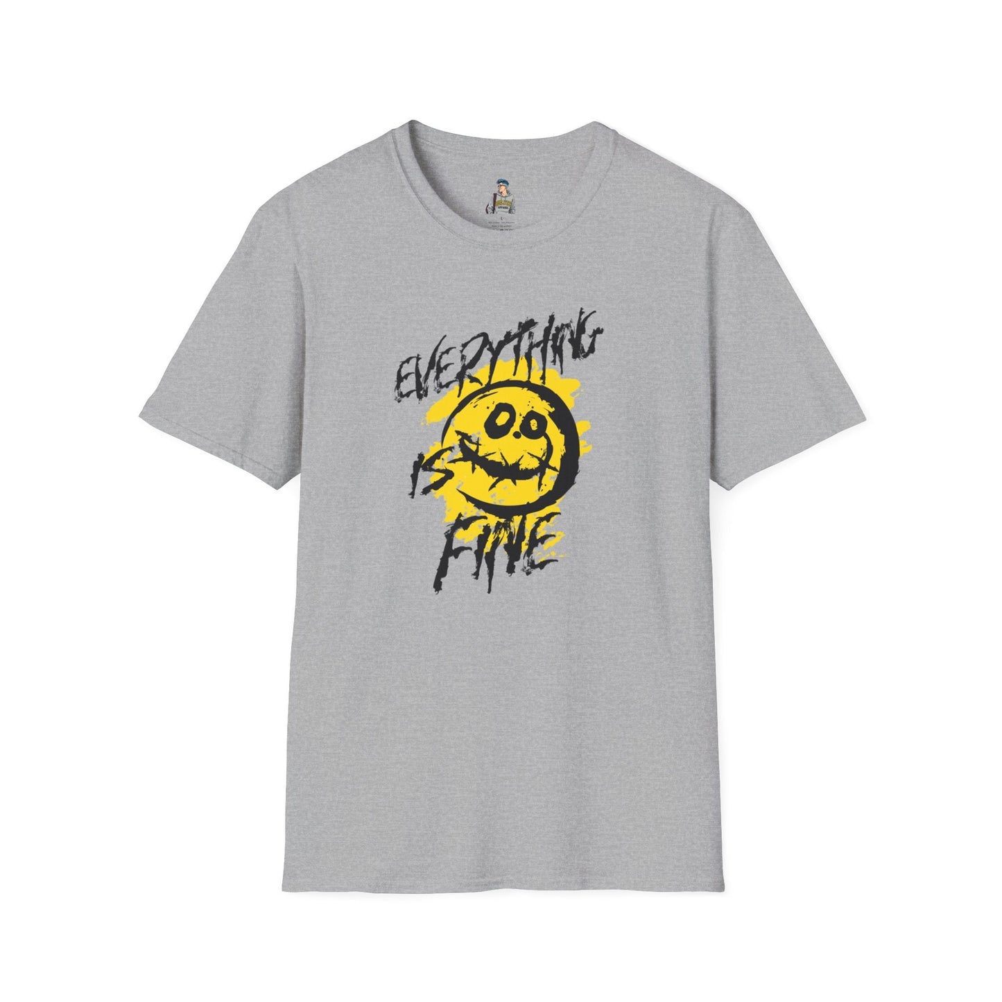 Everything is Fine Unisex Softstyle T-Shirt