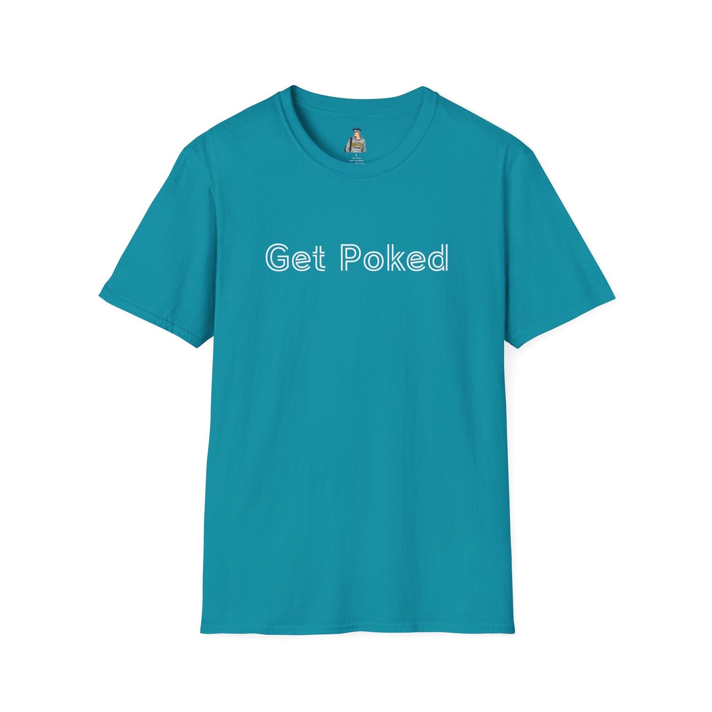Unisex Softstyle T-Shirt - "Get Poked - Vaccines Save Lives" Statement Tee