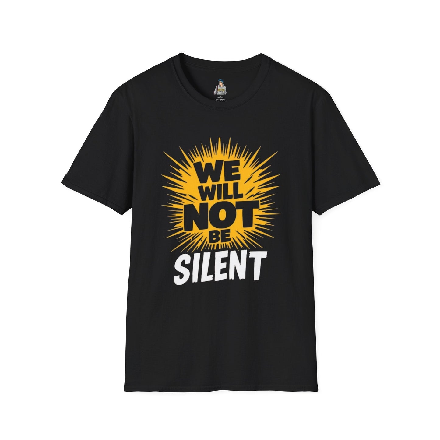 Empowerment Graphic Tee - We Will Not Be Silent | Unisex Softstyle T-Shirt