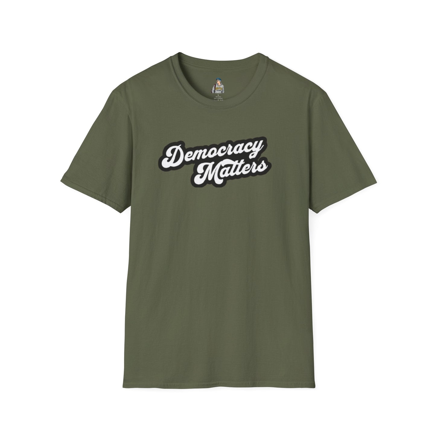 Unisex Softstyle T-Shirt - "Democracy Matters" & " We The People Are Pissed Off" Graphic Tee