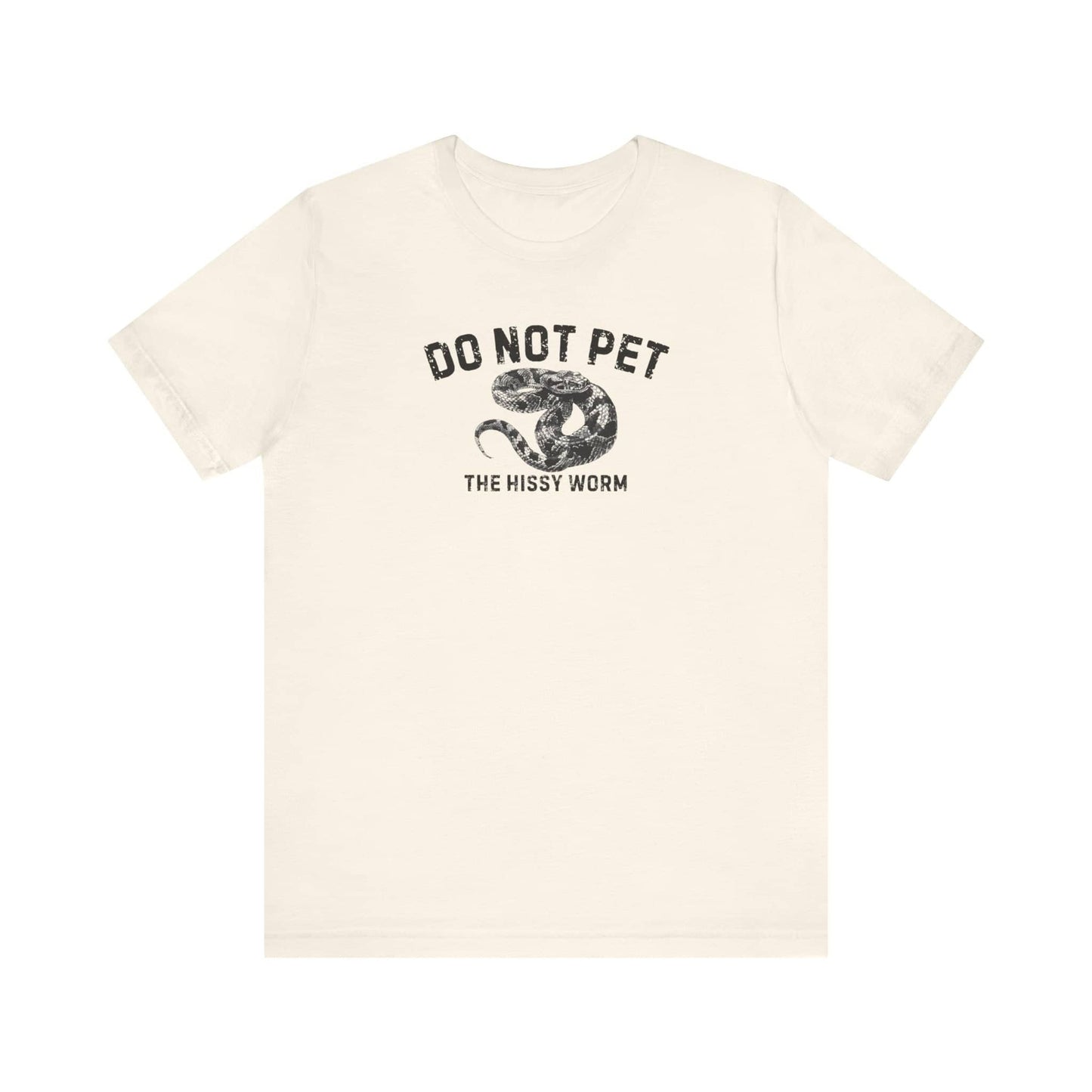 Do Not Pet The Hissy Worm Shirt Funny Snake Lover Tee