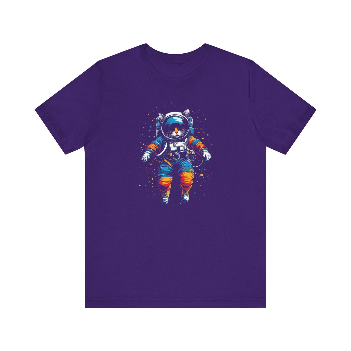 Cosmic Cat Astronaut Graphic Tee Style002
