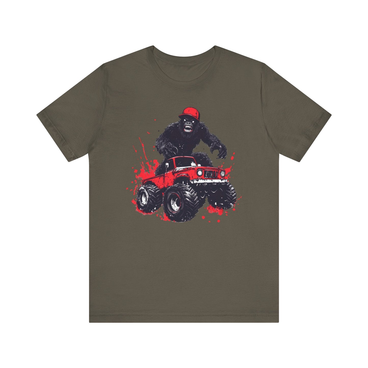 Bigfoot Monster Truck T-Shirt Funny Adventure Design