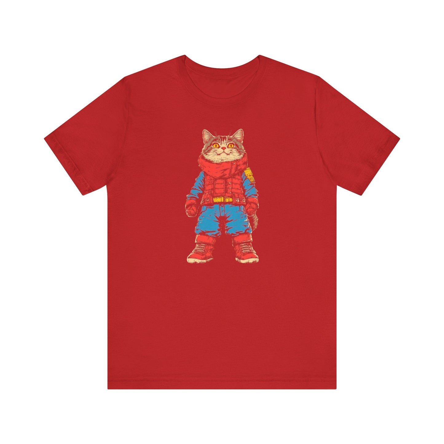 Adventurous Cat Explorer Graphic Tee