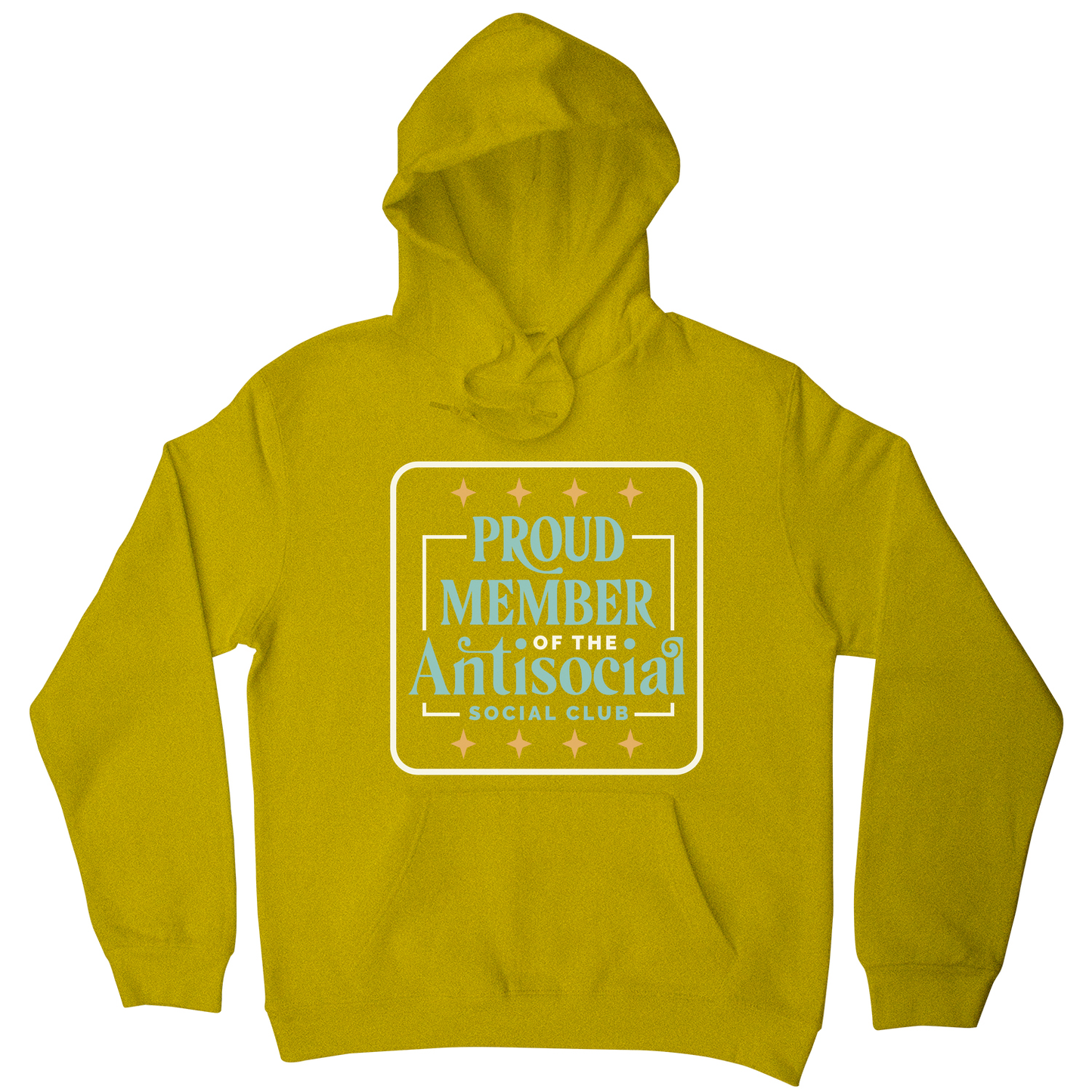 Antisocial club funny quote hoodie