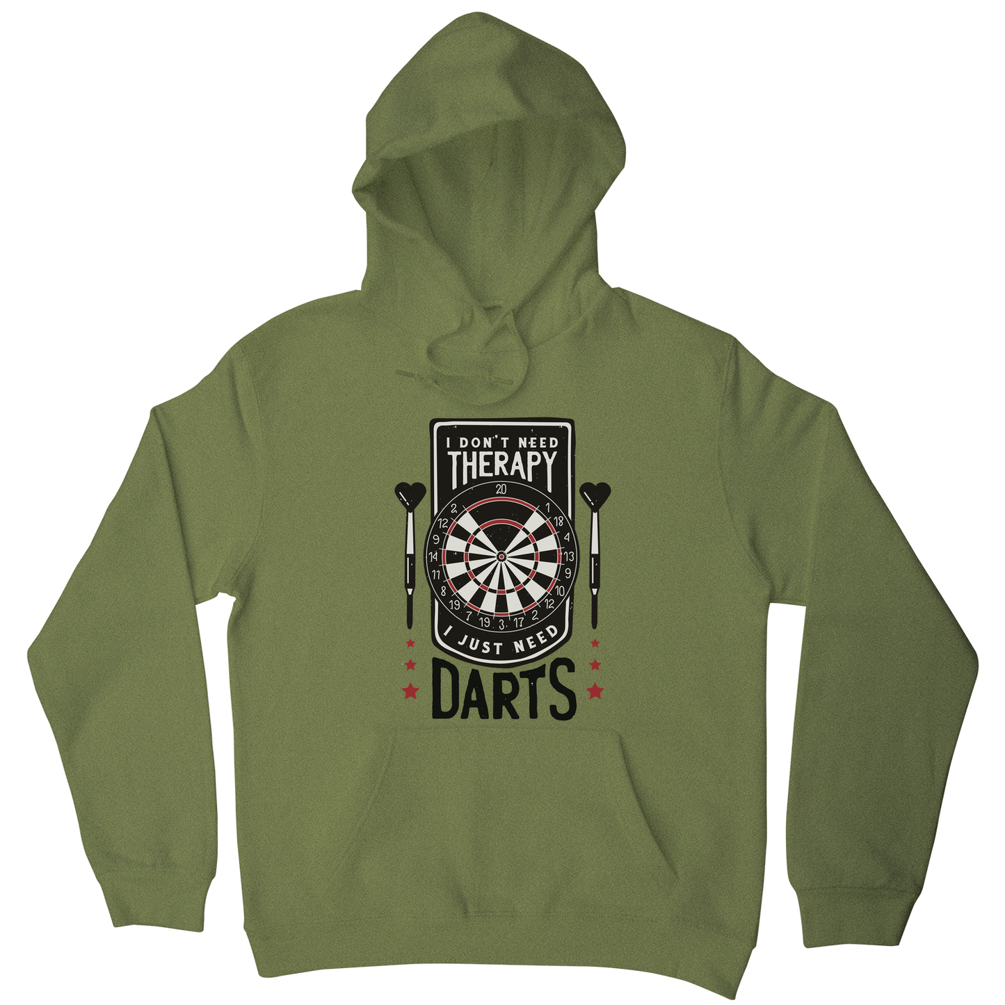 Dartboard funny quote hoodie