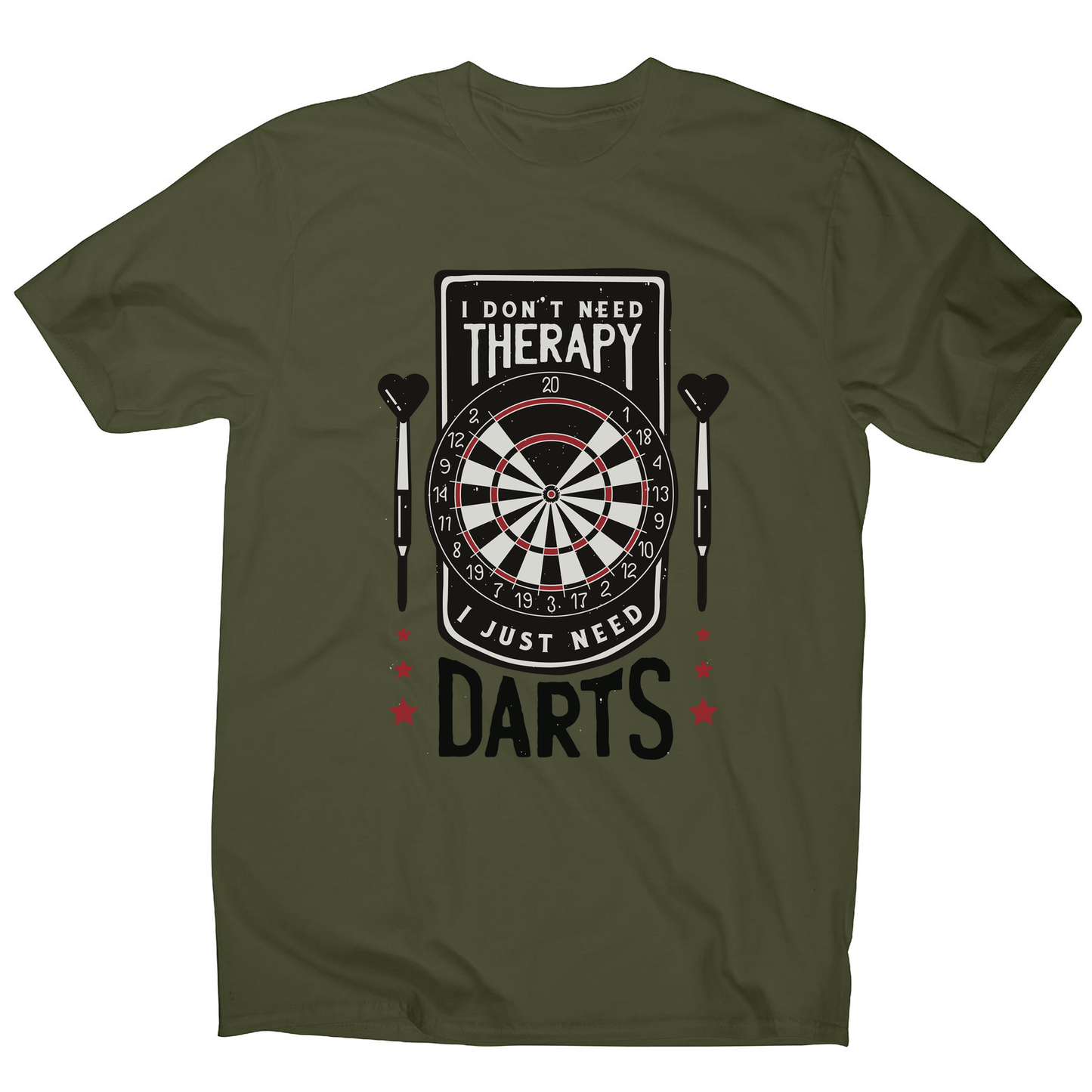Dartboard funny quote men's t-shirt