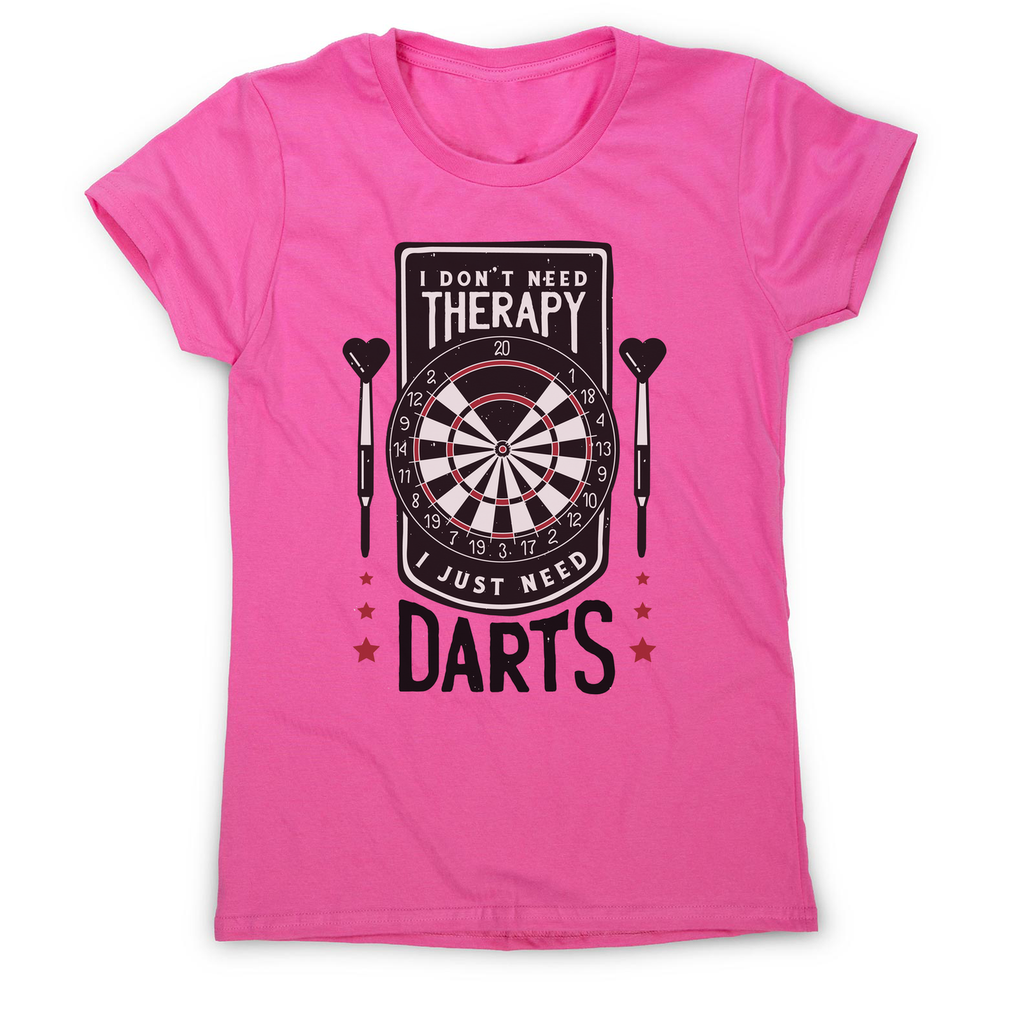 Dartboard funny quote women's t-shirt
