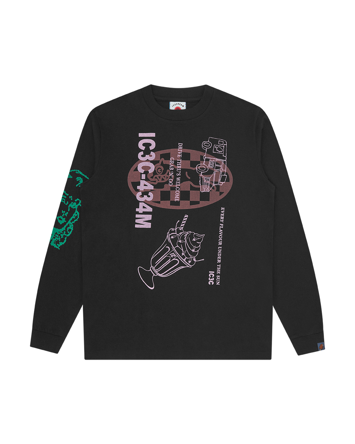 Multi Graphic LS T-Shirt Style001