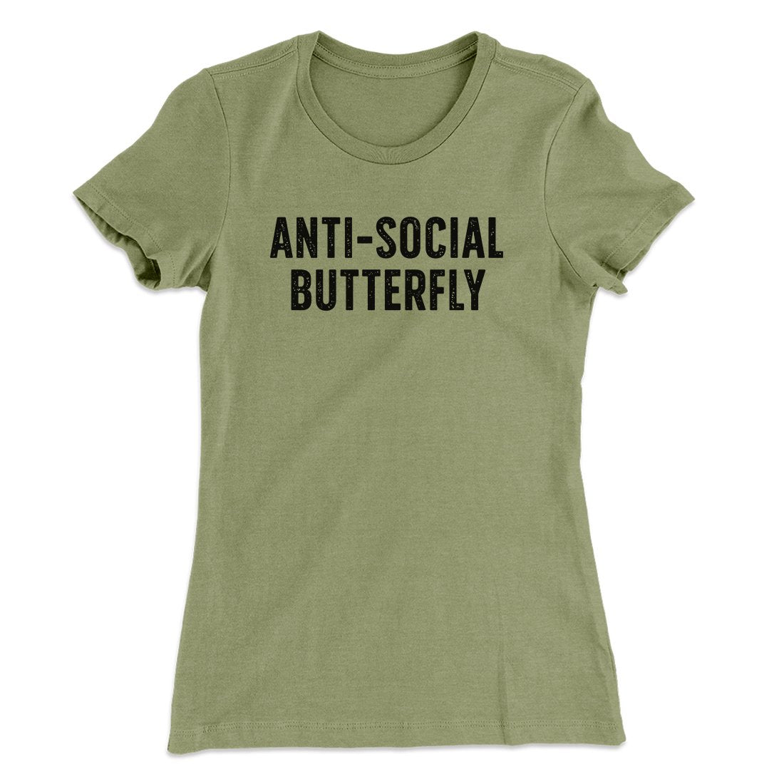 Anti-Social Butterfly Funny Women's T-Shirt