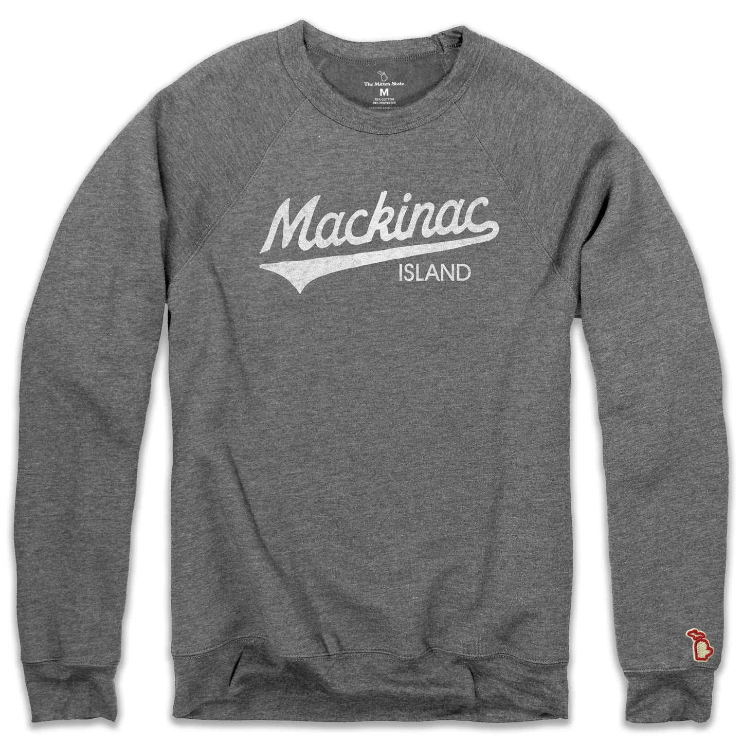 MACKINAC ISLAND SCRIPT FLEECE SWEATSHIRT (UNISEX)