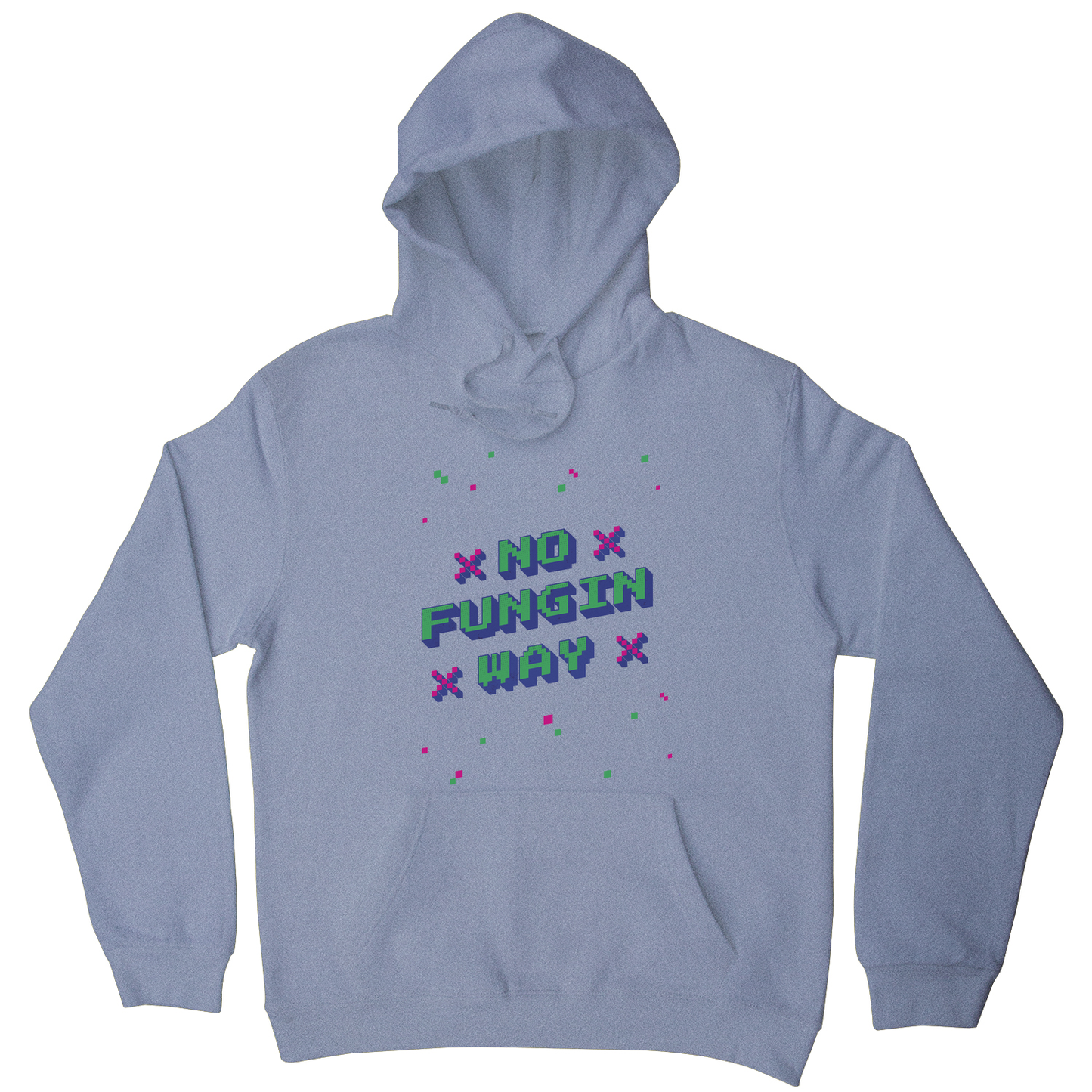 NFT funny quote pixel art hoodie