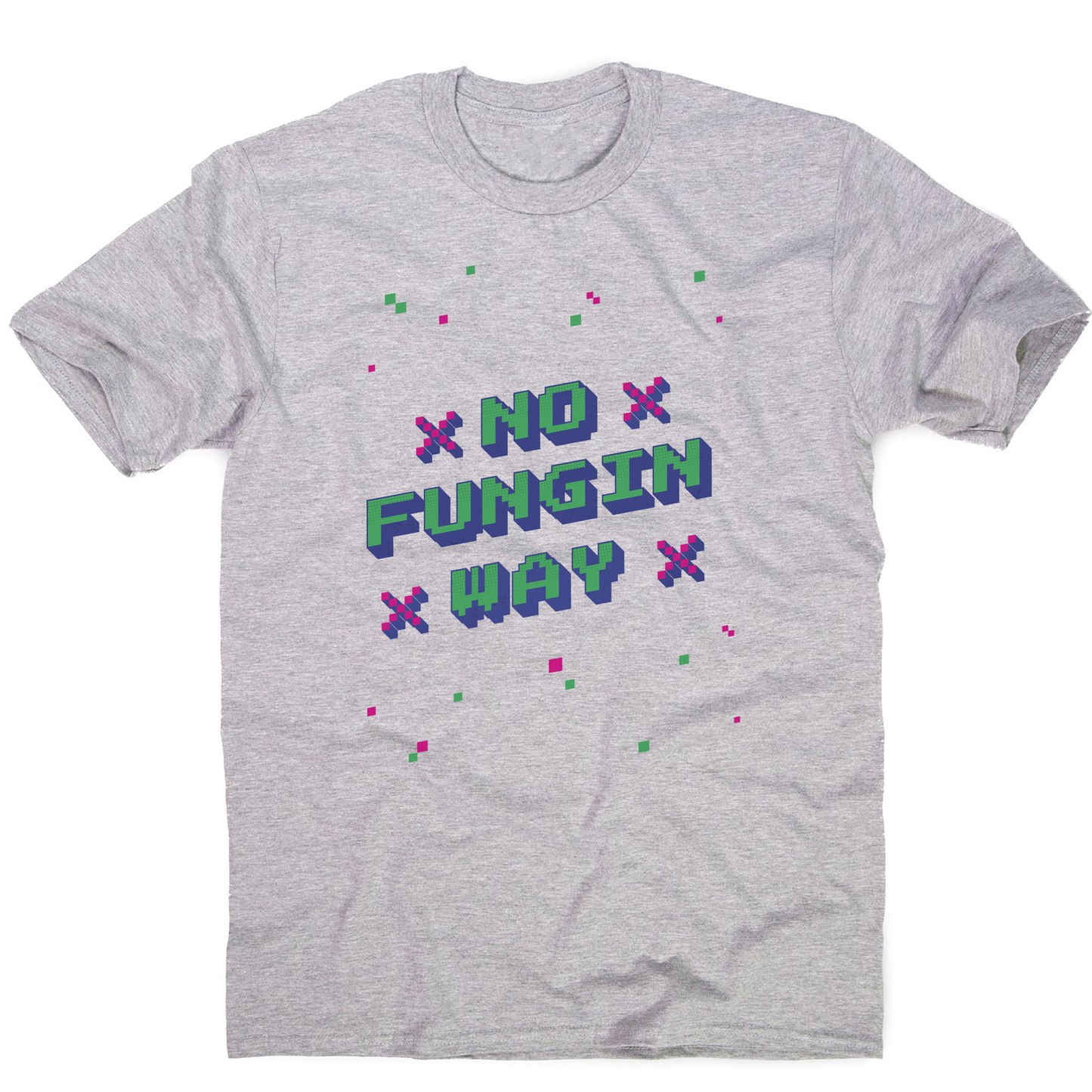 NFT funny quote pixel art men's t-shirt