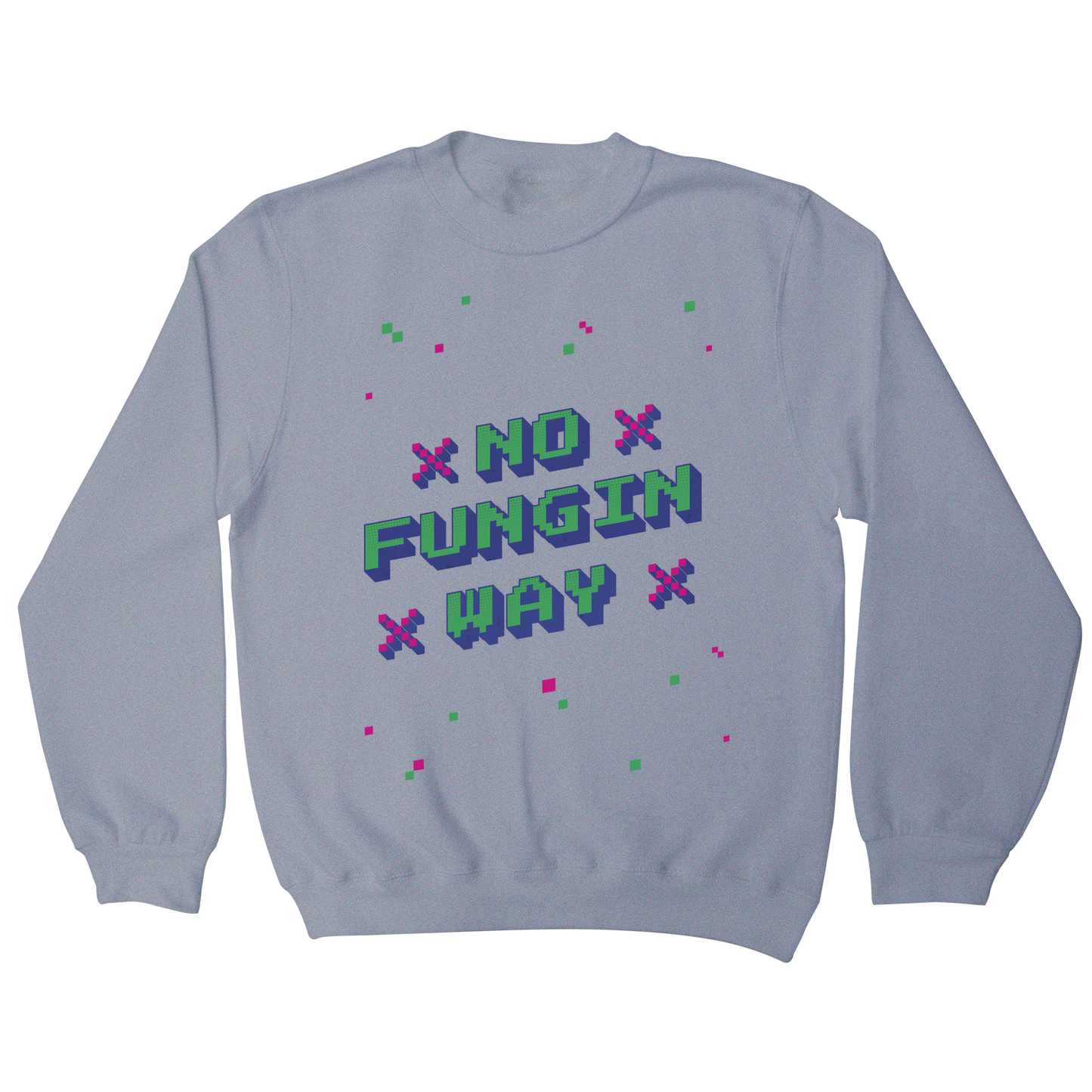NFT funny quote pixel art sweatshirt