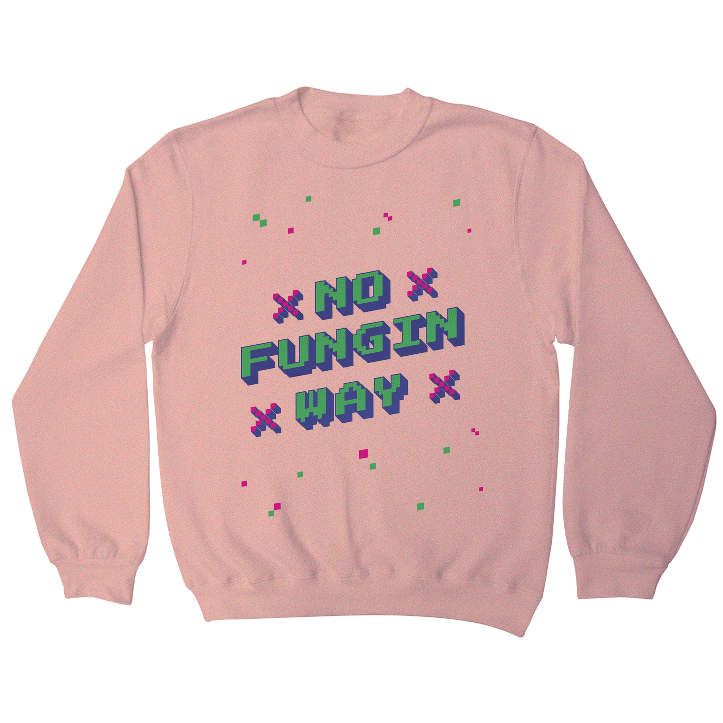 NFT funny quote pixel art sweatshirt