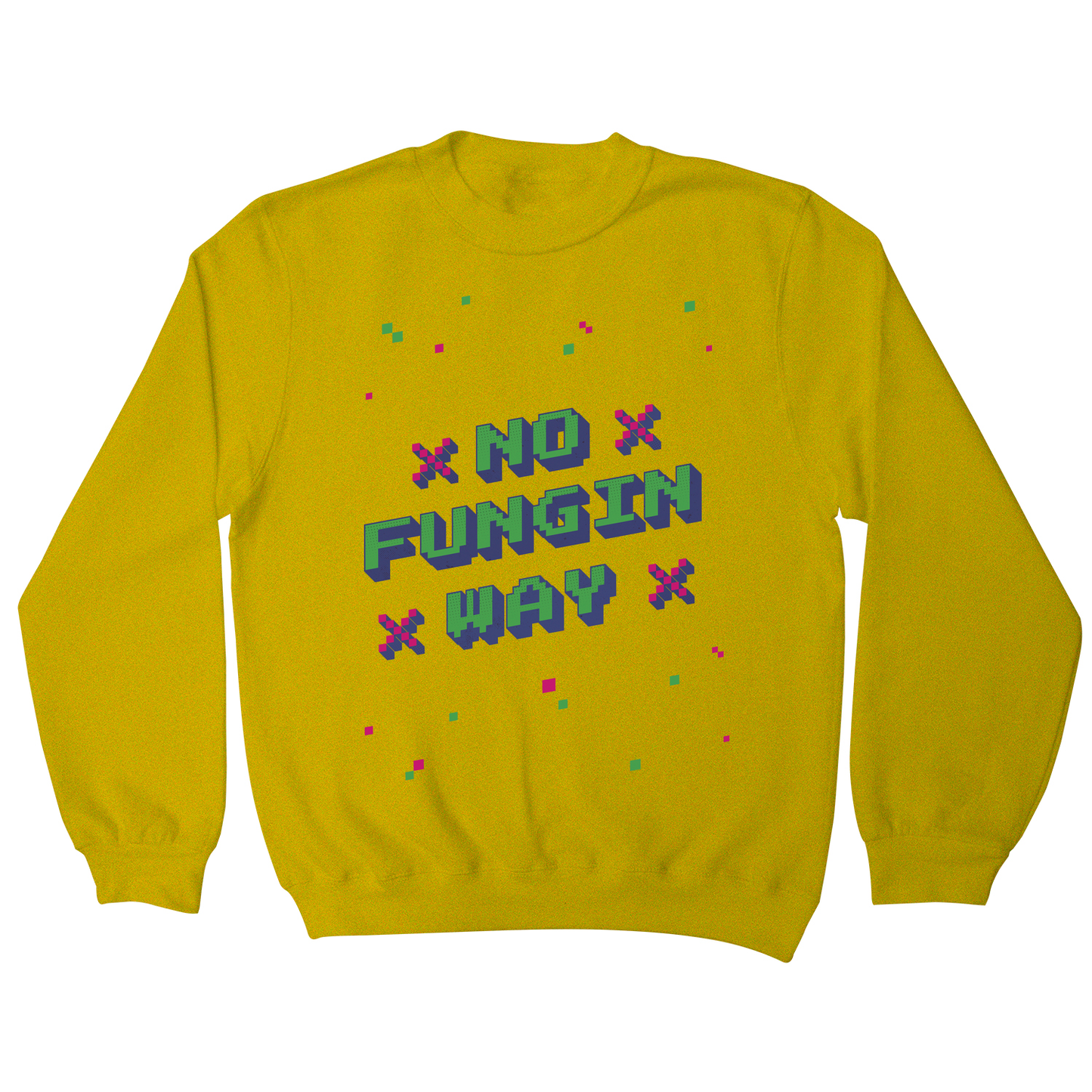 NFT funny quote pixel art sweatshirt