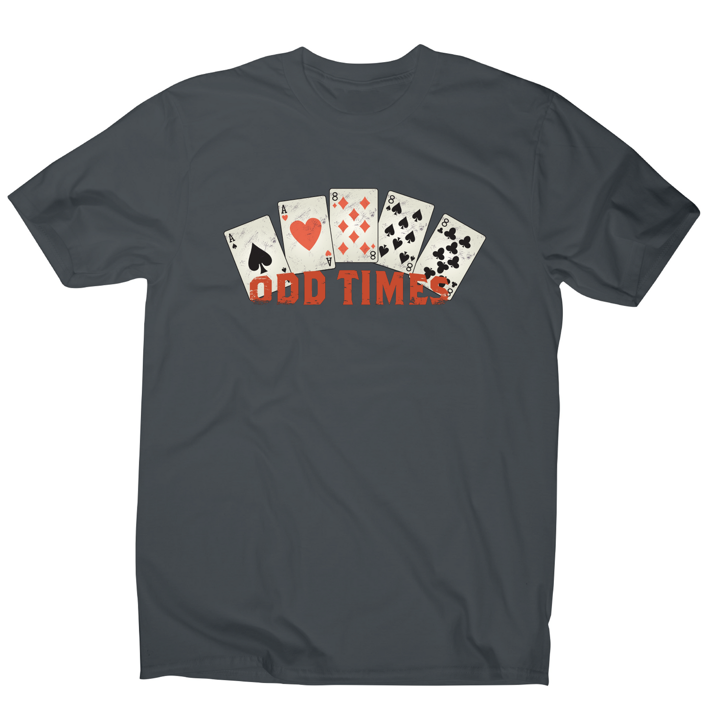Odd times funny poker cards t-shirt men's